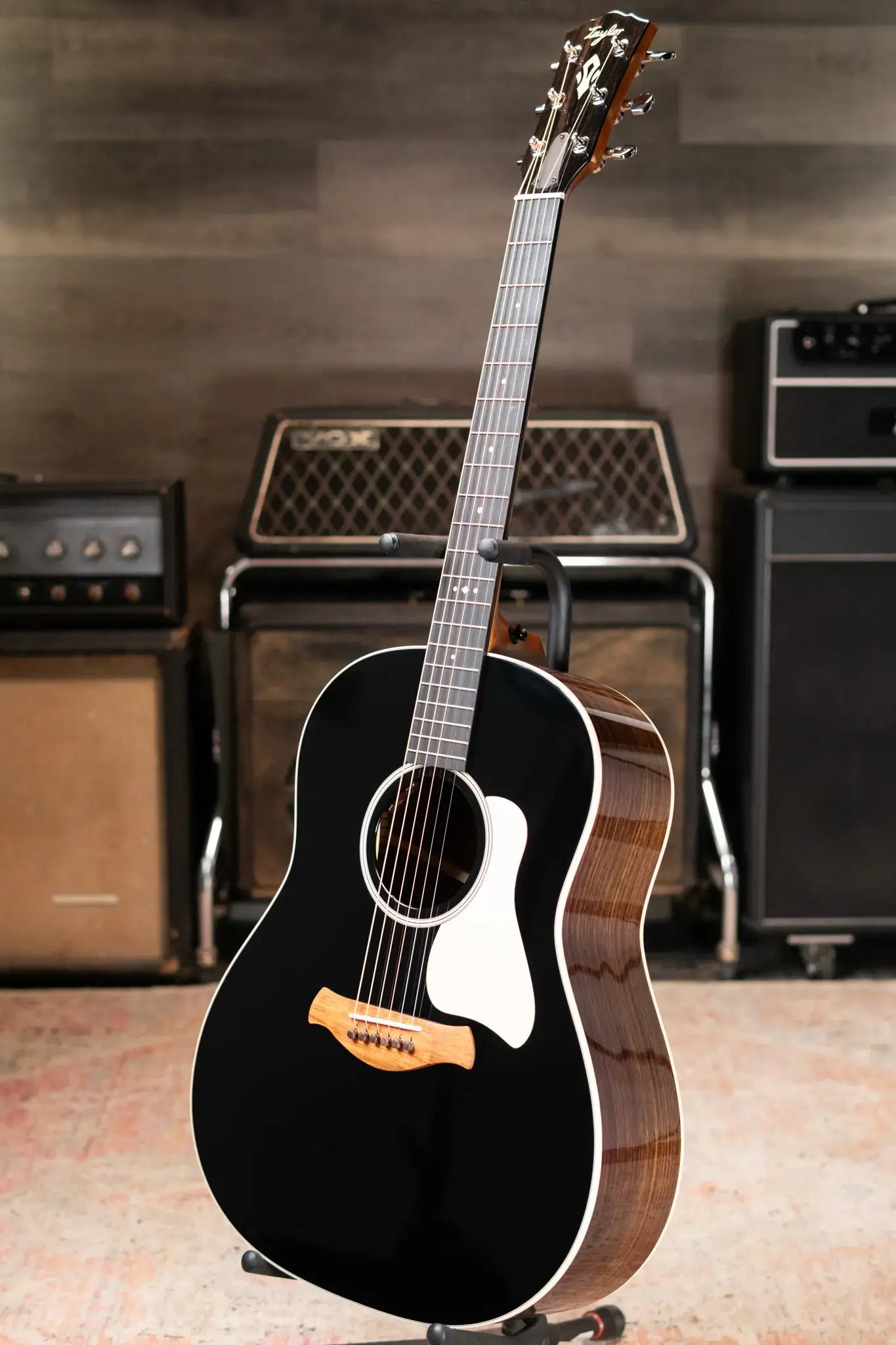 Taylor Gold Label 717e Grand Pacific Acoustic/Electric Guitar - Blacktop with Hardshell Case