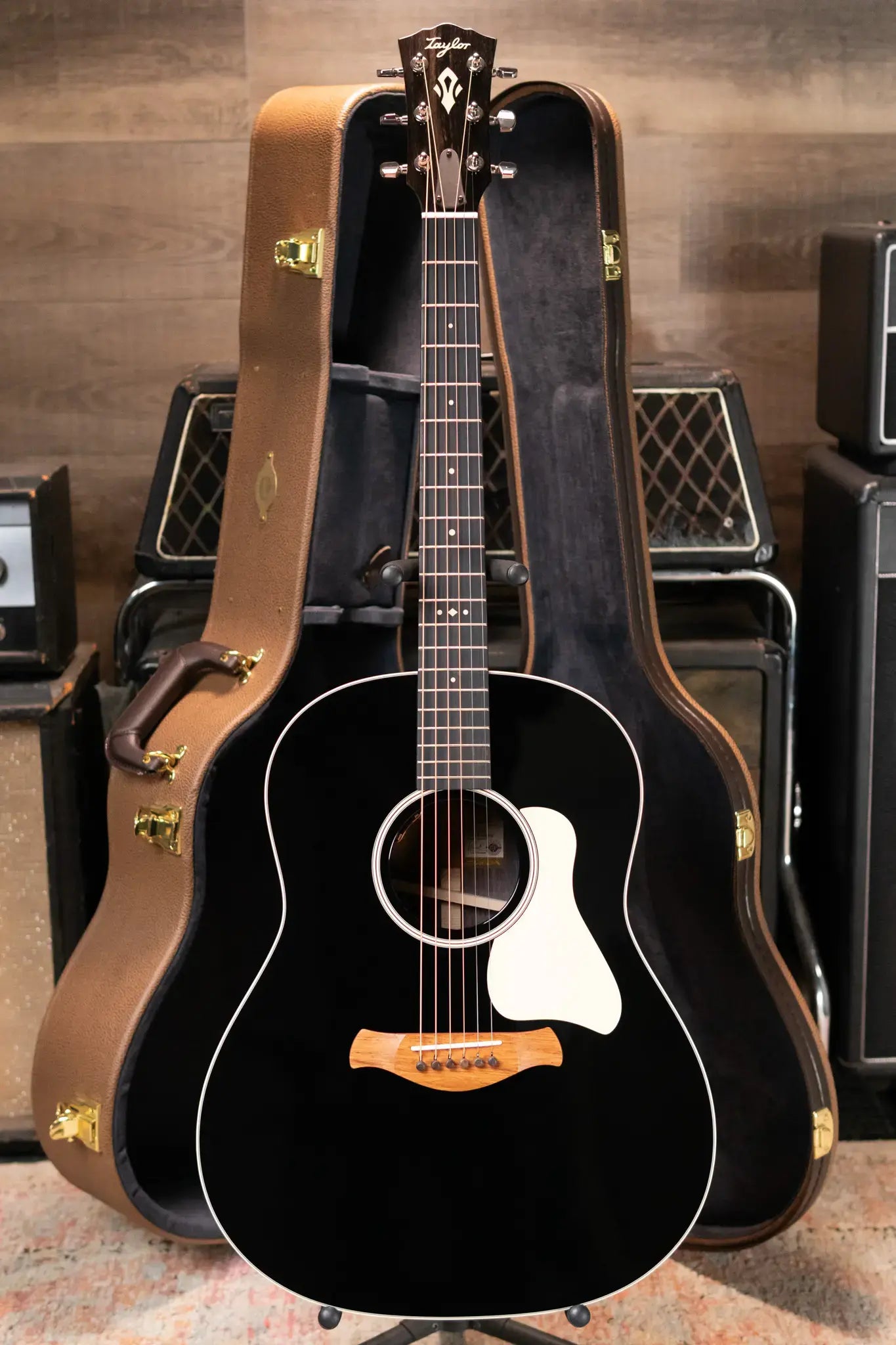 Taylor Gold Label 717e Grand Pacific Acoustic/Electric Guitar - Blacktop with Hardshell Case