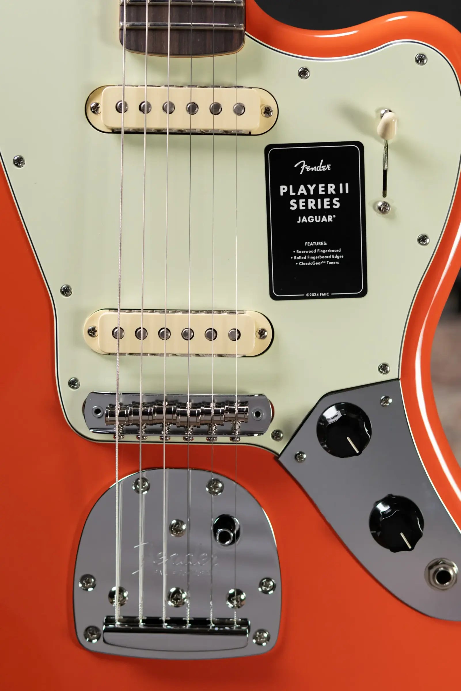 Fender Player II Jaguar Electric Guitar - Rallye Orange