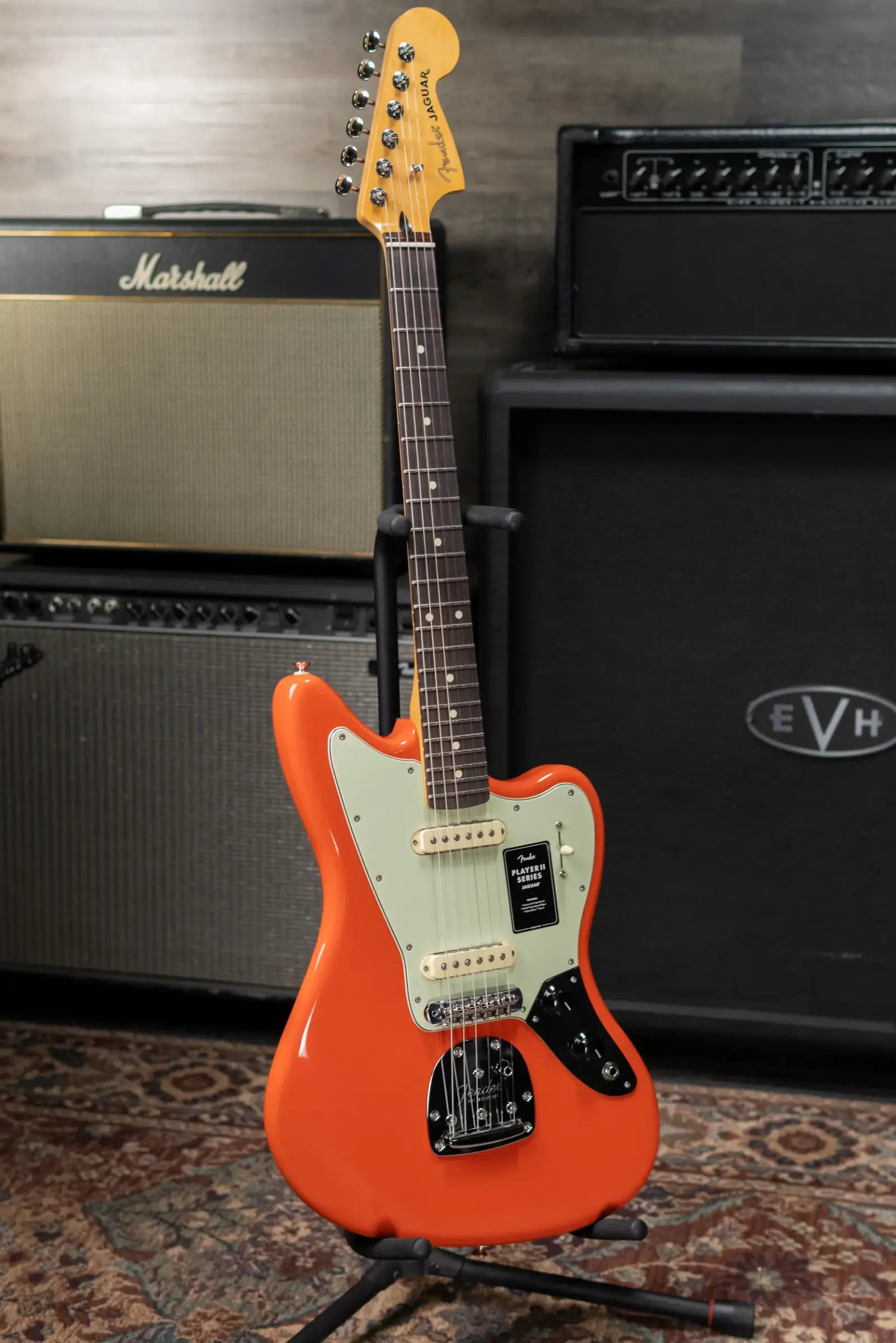 Fender Player II Jaguar Electric Guitar - Rallye Orange