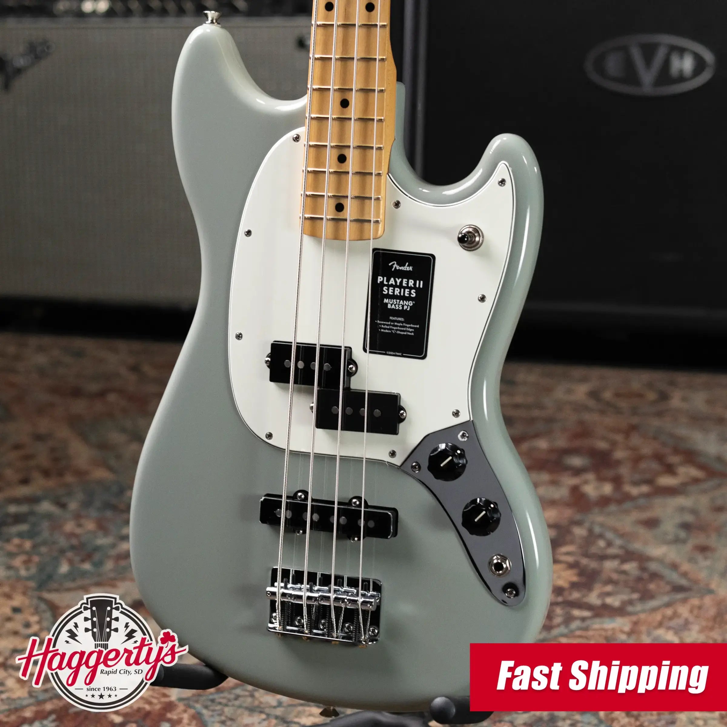 Fender Player II Mustang Bass PJ - Cactus Gray