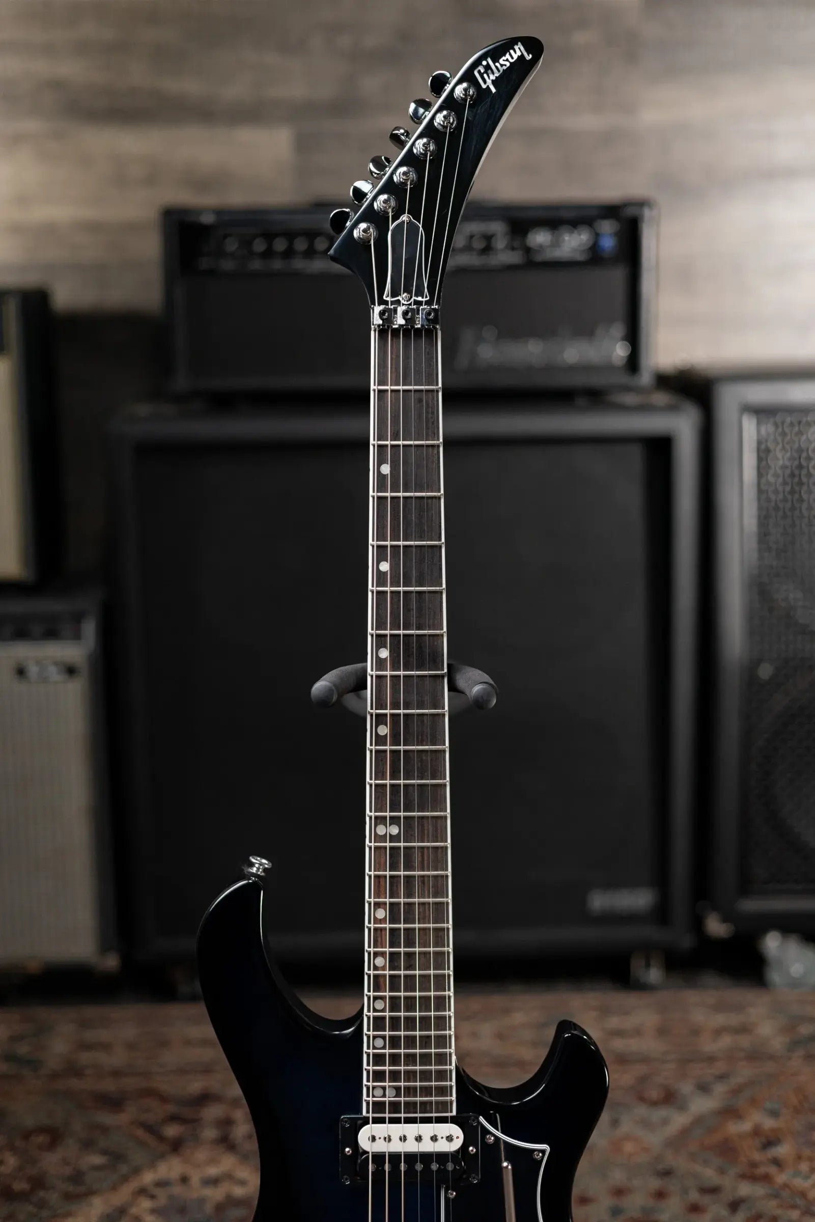 Gibson Victory Floyd Rose Electric Guitar - Deep Ocean Burst with Hardshell Case