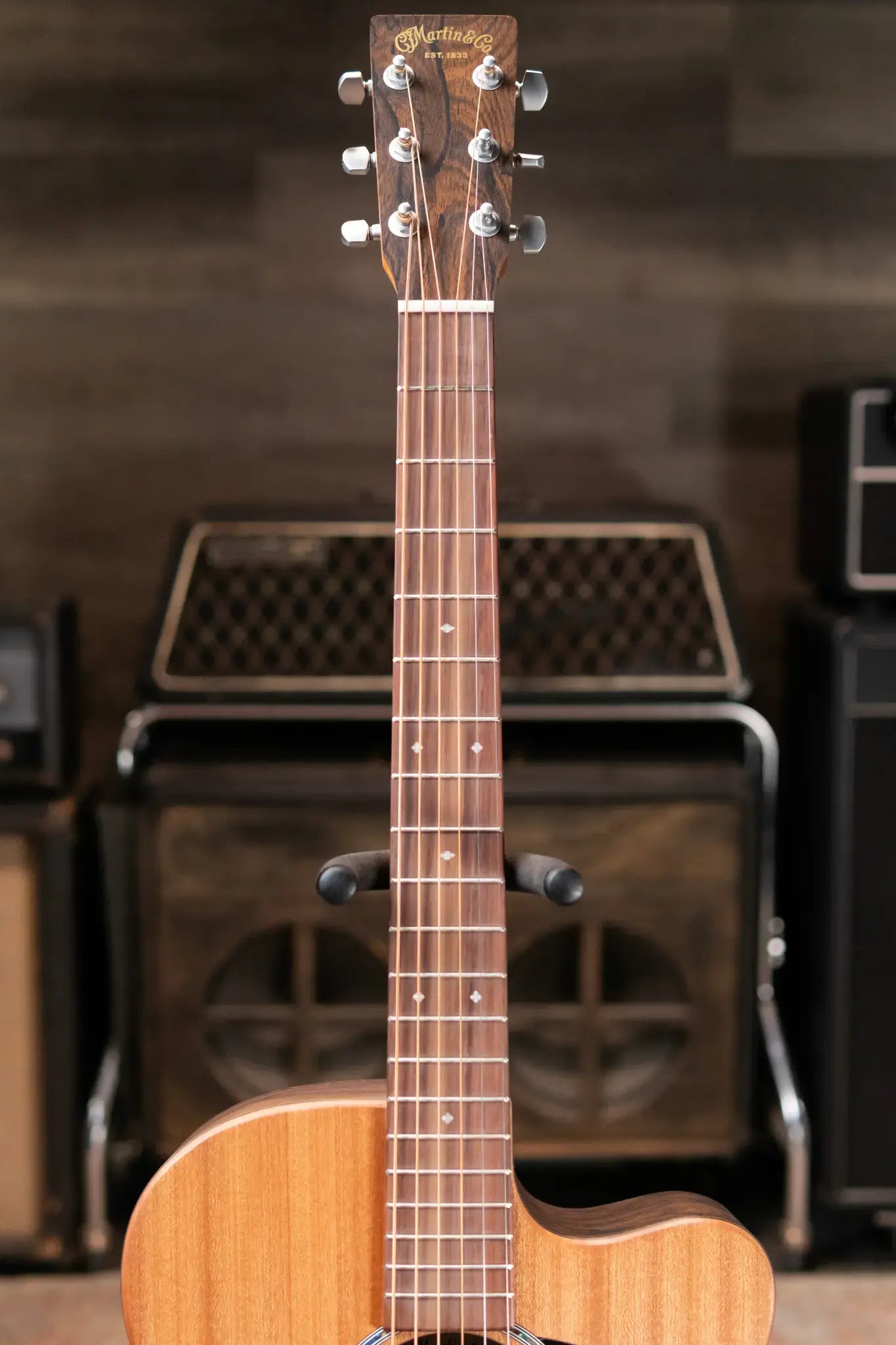 Martin OMC-X2E Acoustic/Electric Guitar - Sapele Ziricote HPL with Gig Bag