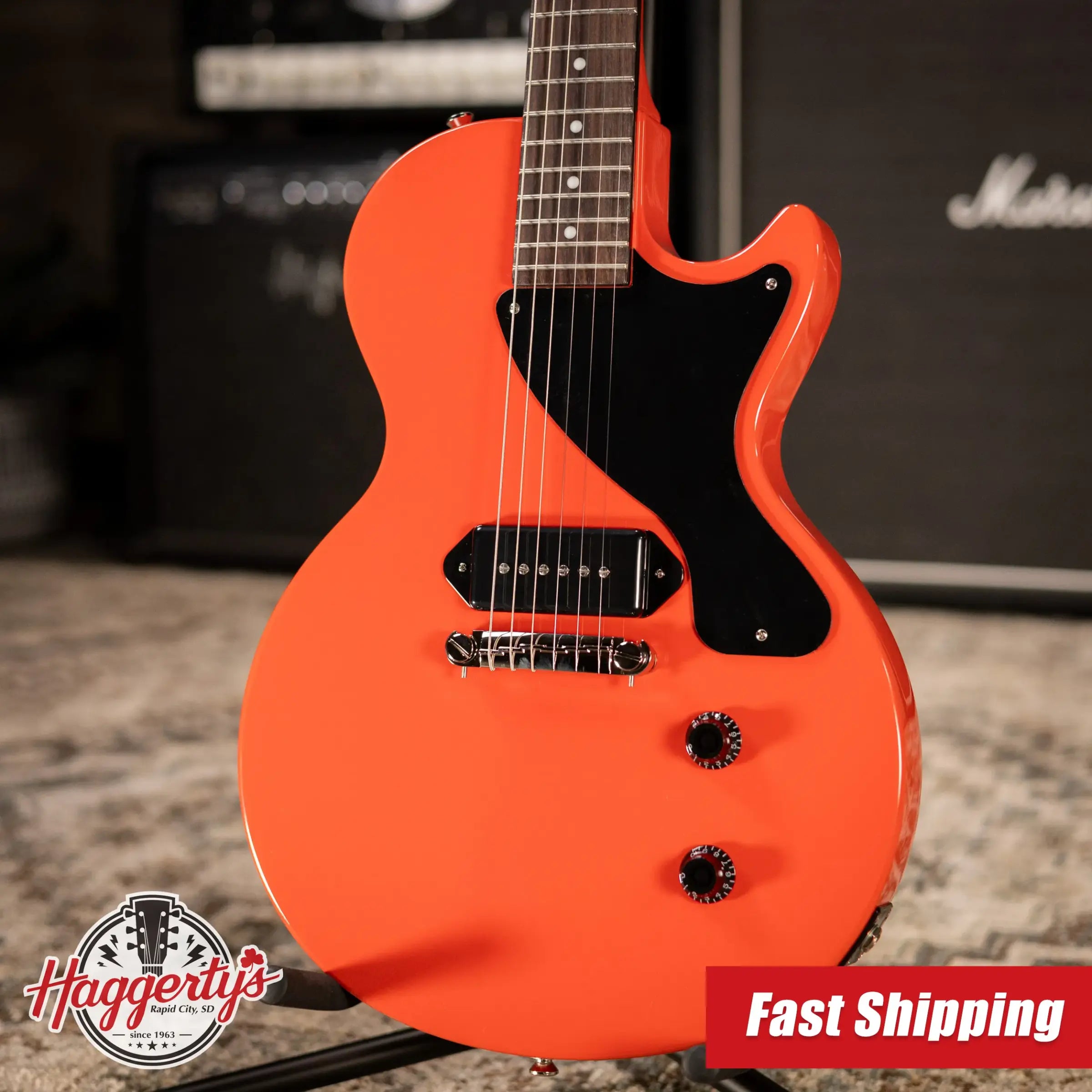 Epiphone Billie Joe Armstrong Les Paul Junior Electric Guitar - Radiant Red