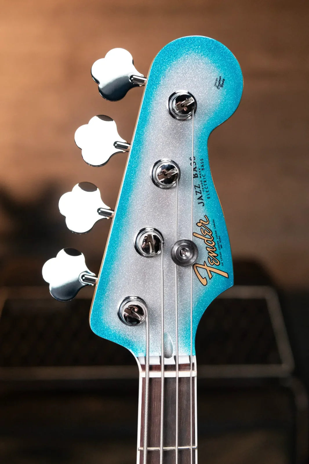 Fender Limited Player Plus X Blu Detiger Jazz Bass - Sky Burst Sparkle with Deluxe Gig Bag