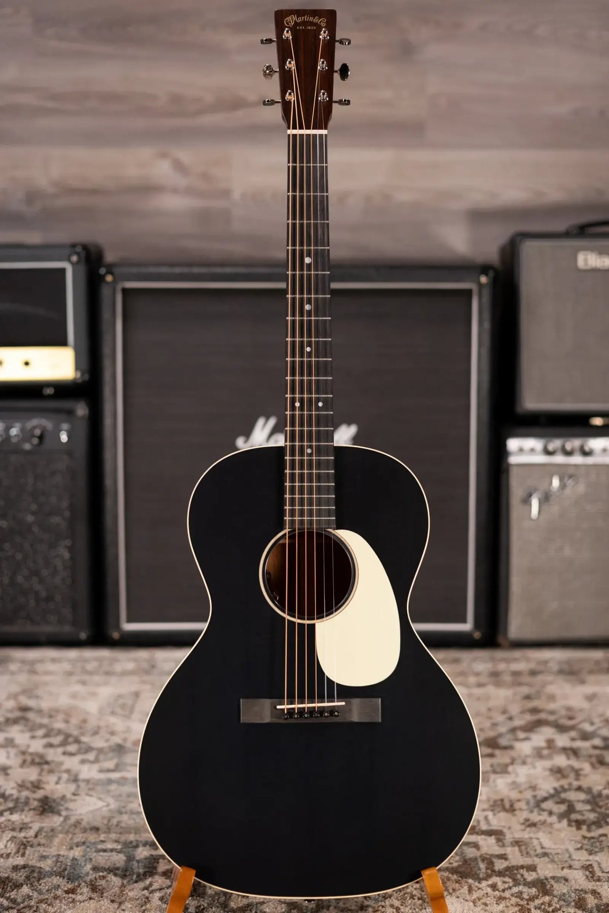 Martin 00L-16E Acoustic/Electric Guitar - Black Smoke with Gig Bag
