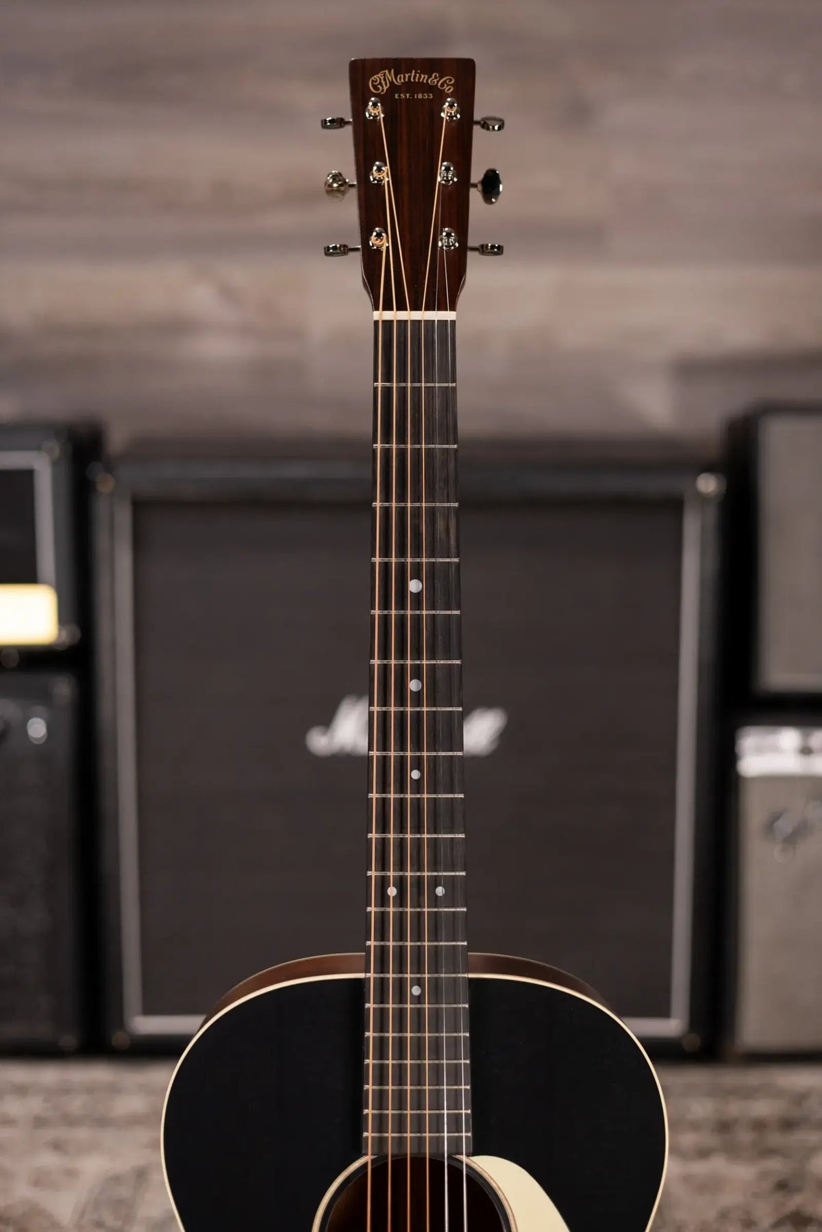 Martin 00L-16E Acoustic/Electric Guitar - Black Smoke with Gig Bag