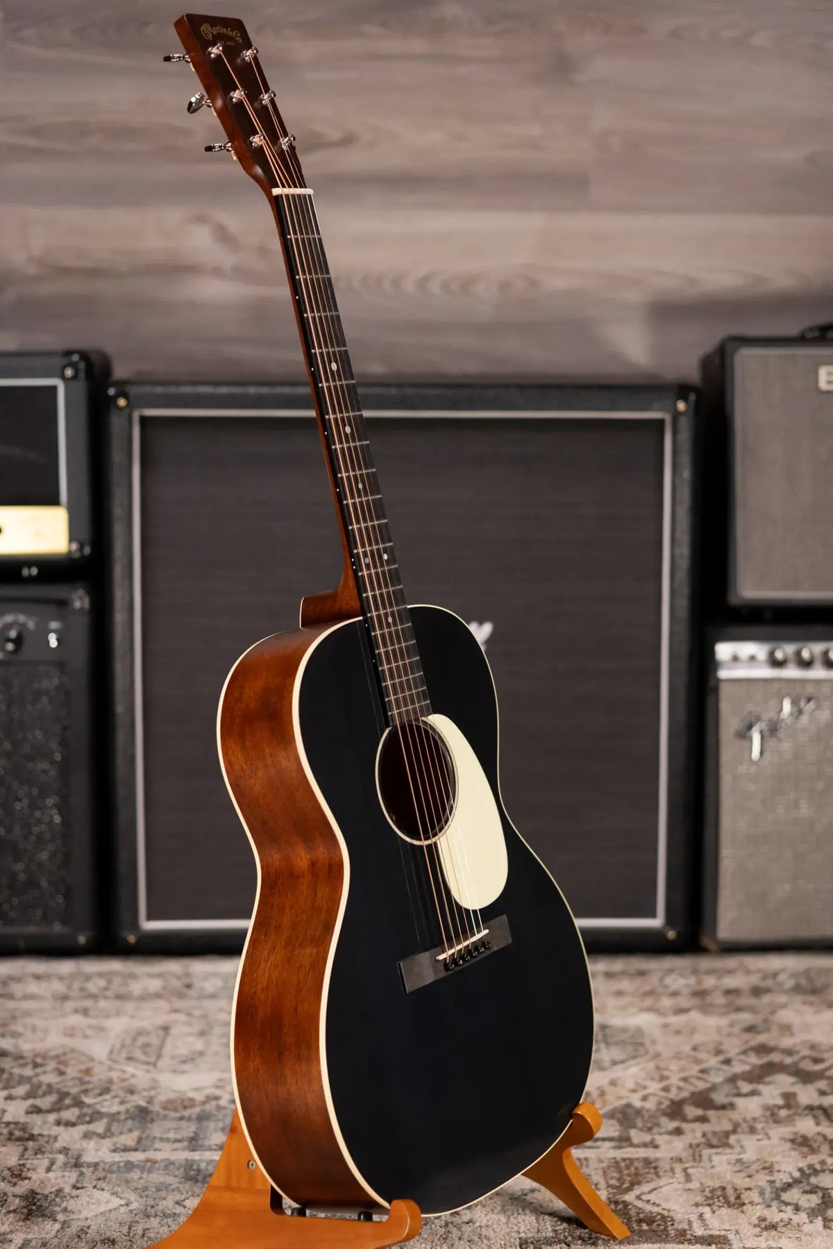 Martin 00L-16E Acoustic/Electric Guitar - Black Smoke with Gig Bag