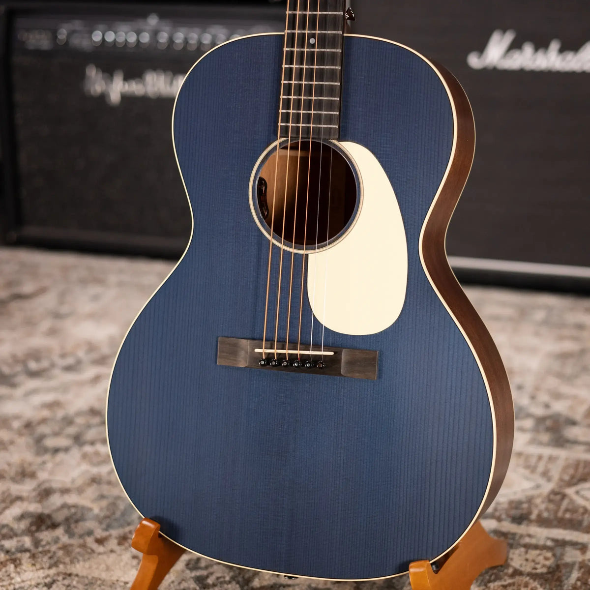 Martin 00L-16E Acoustic/Electric Guitar - Blue Denim with Gig Bag