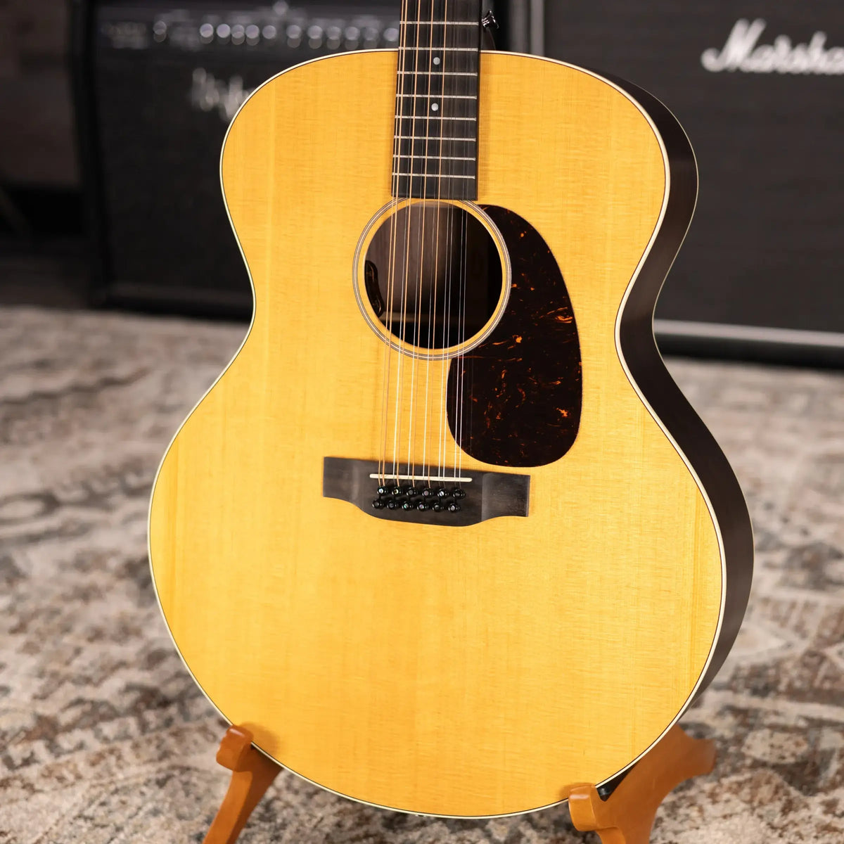Martin Grand J16E 12-String Acoustic/Electric Guitar with Gig Bag