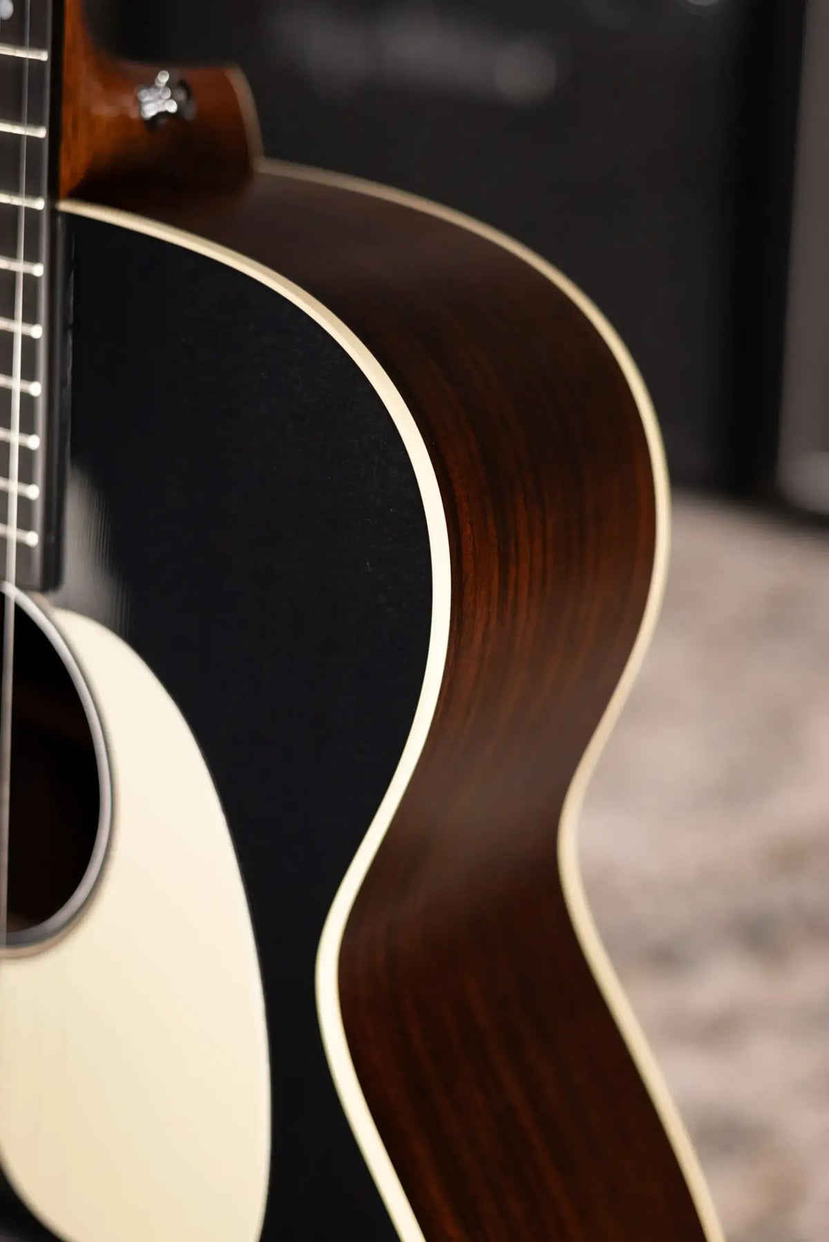 Martin J-16E Acoustic/Electric Guitar - Black Smoke with Gig Bag