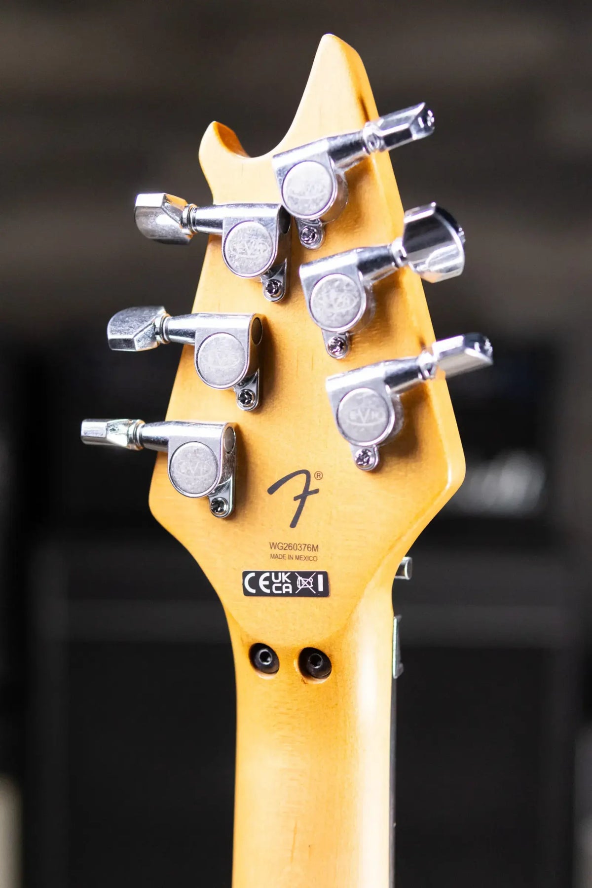 EVH Limited Edition Wolfgang Special Striped Series Electric Guitar - Distressed Ivory