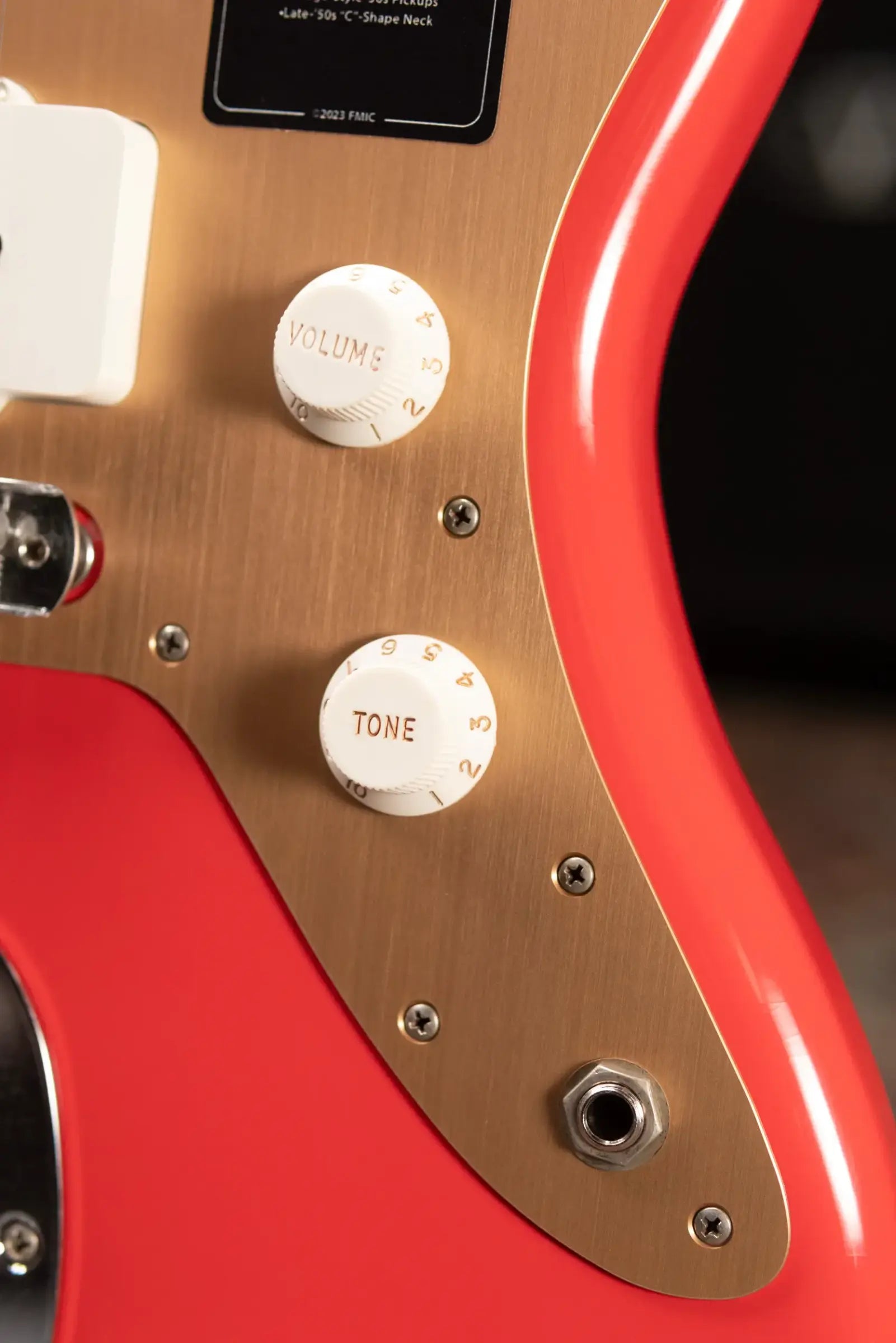 Fender Vintera II Road Worn '50s Jazzmaster Electric Guitar - Fiesta Red with Hardshell Case