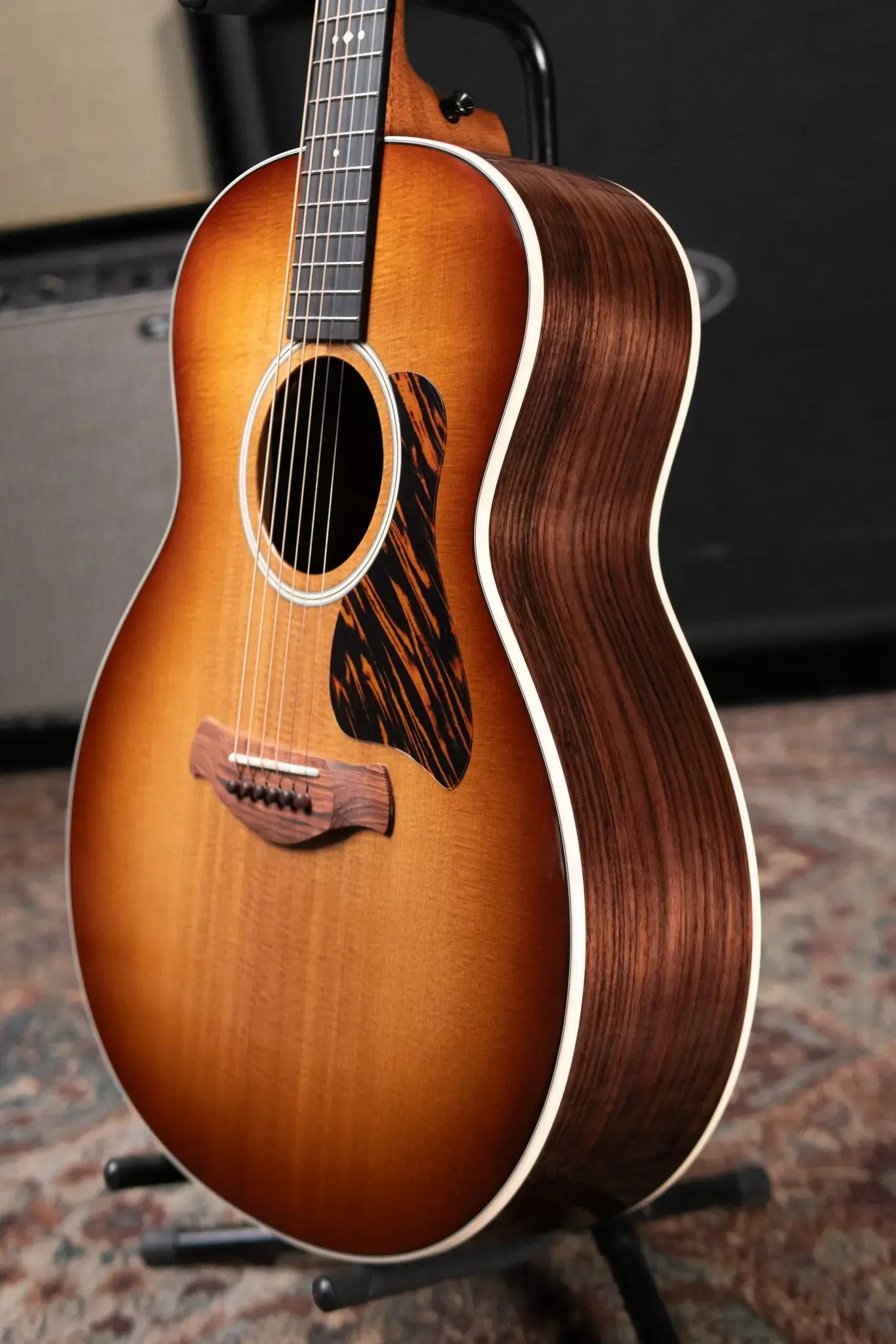 Taylor Gold Label 714e Super Auditorium Acoustic/Electric Guitar - Sunburst with Firestripe Pickguard and Hardshell Case