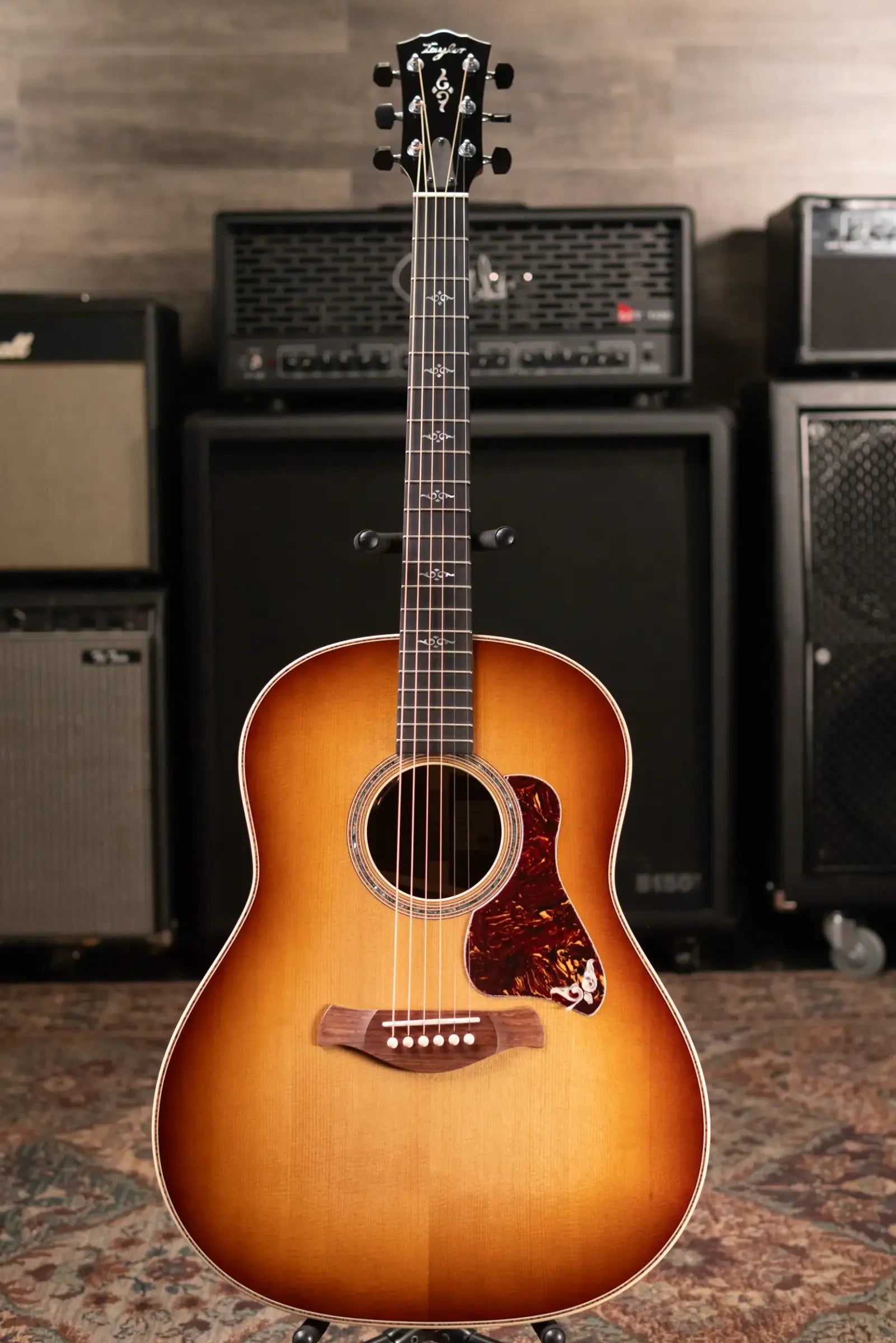 Taylor Gold Label 817e Grand Pacific Acoustic/Electric Guitar - Sunburst Top with Hardshell Case