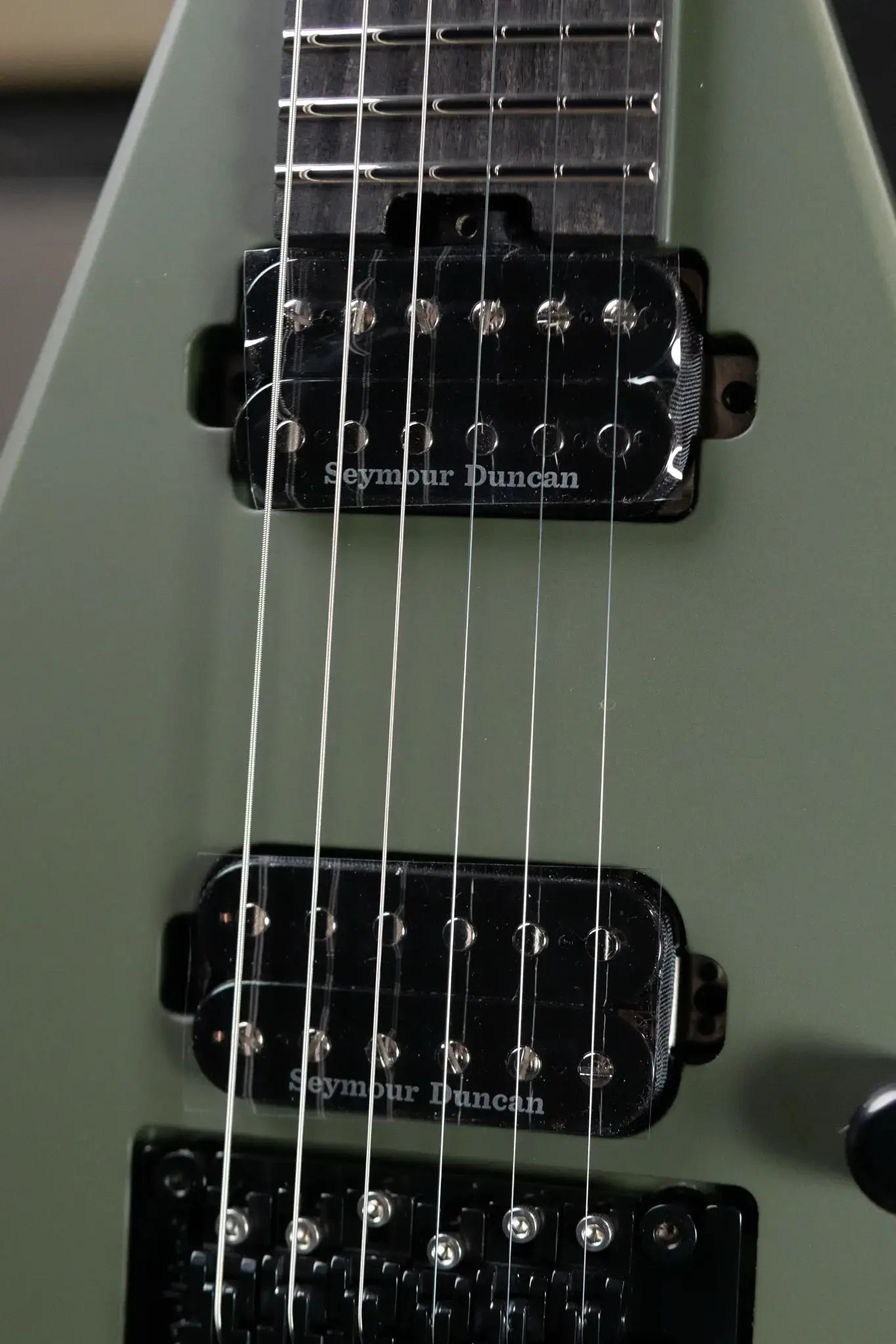 Jackson American Series Rhoads RR24 Electric Guitar - Matte Army Drab with Core Case