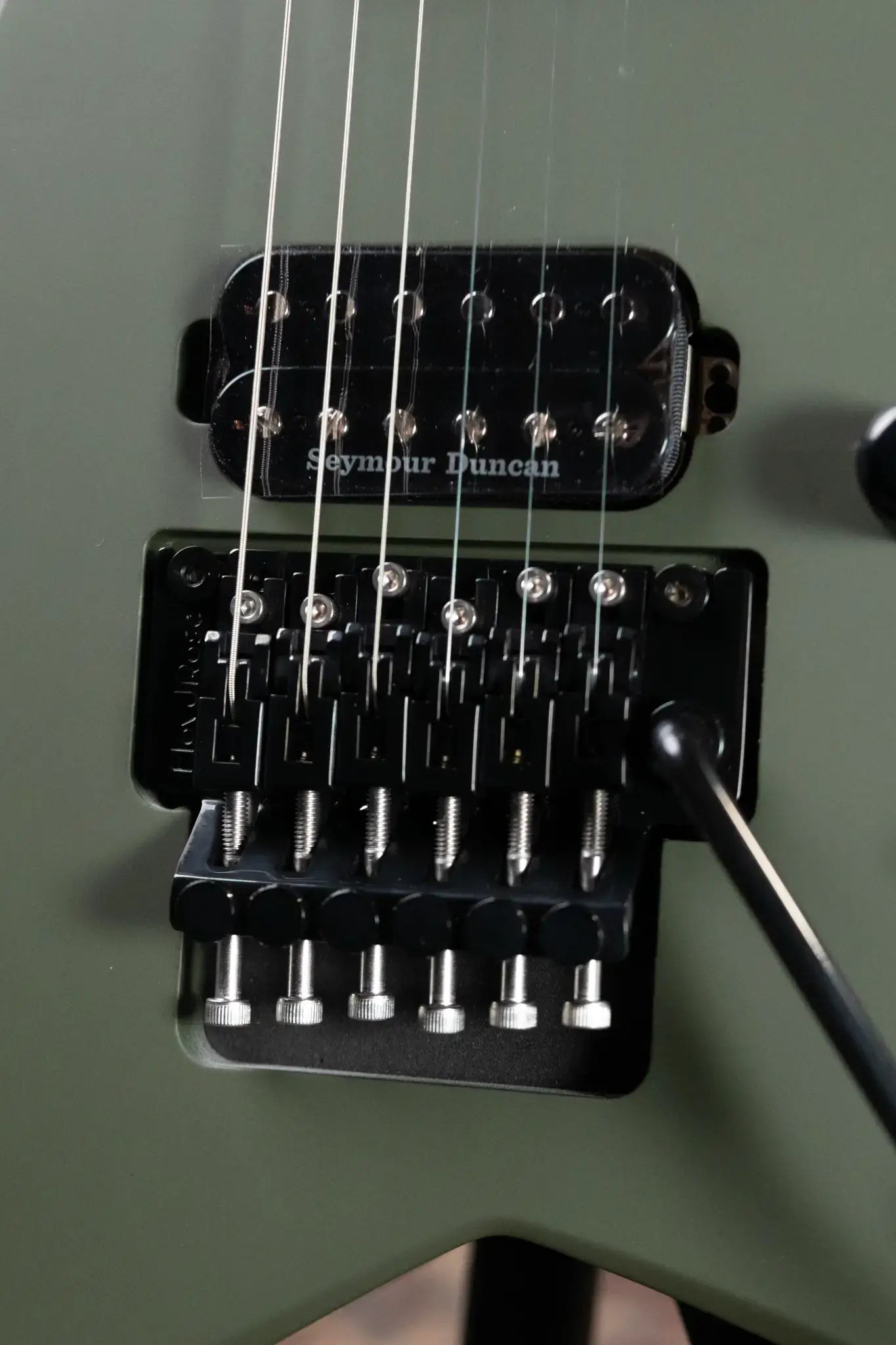 Jackson American Series Rhoads RR24 Electric Guitar - Matte Army Drab with Core Case