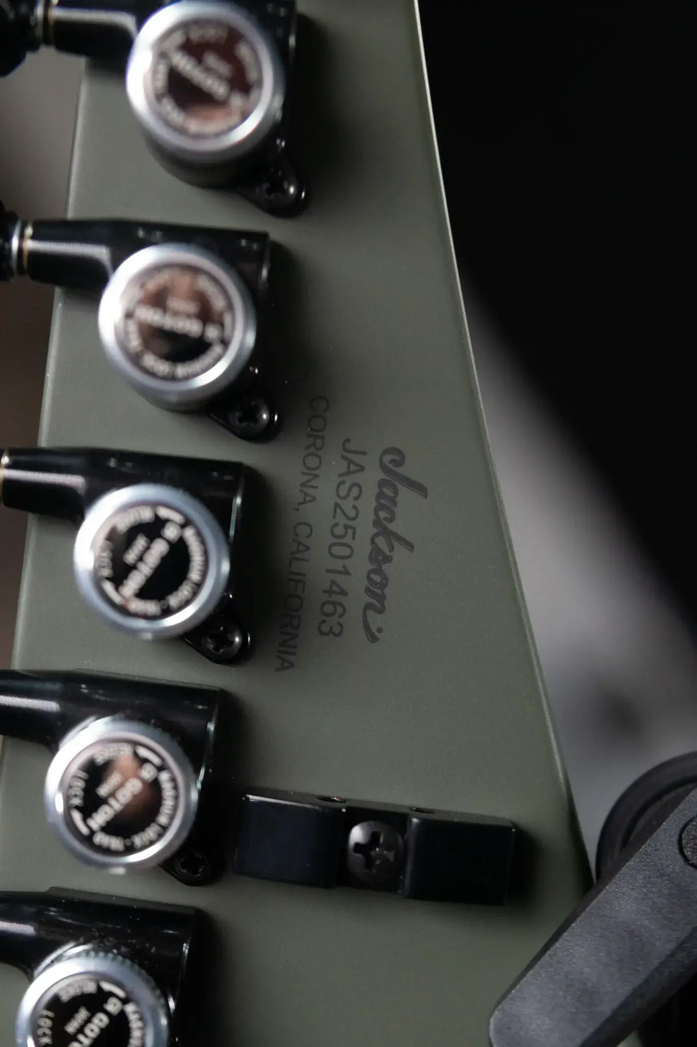 Jackson American Series Rhoads RR24 Electric Guitar - Matte Army Drab with Core Case