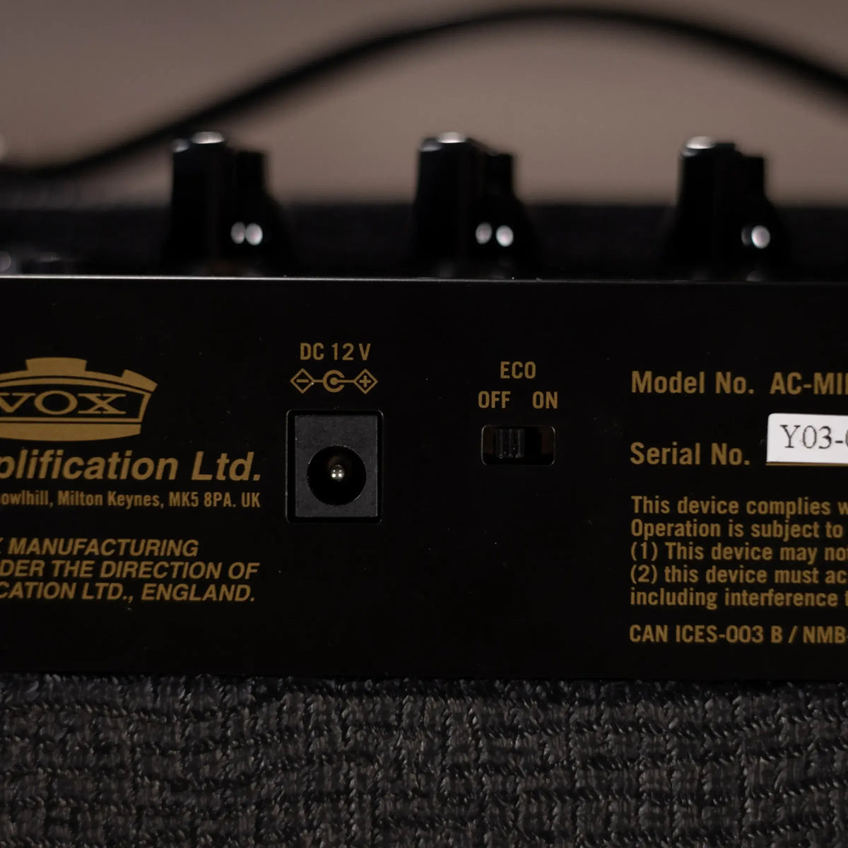 Vox AC Mini Guitar Amplifier - 10 Watts