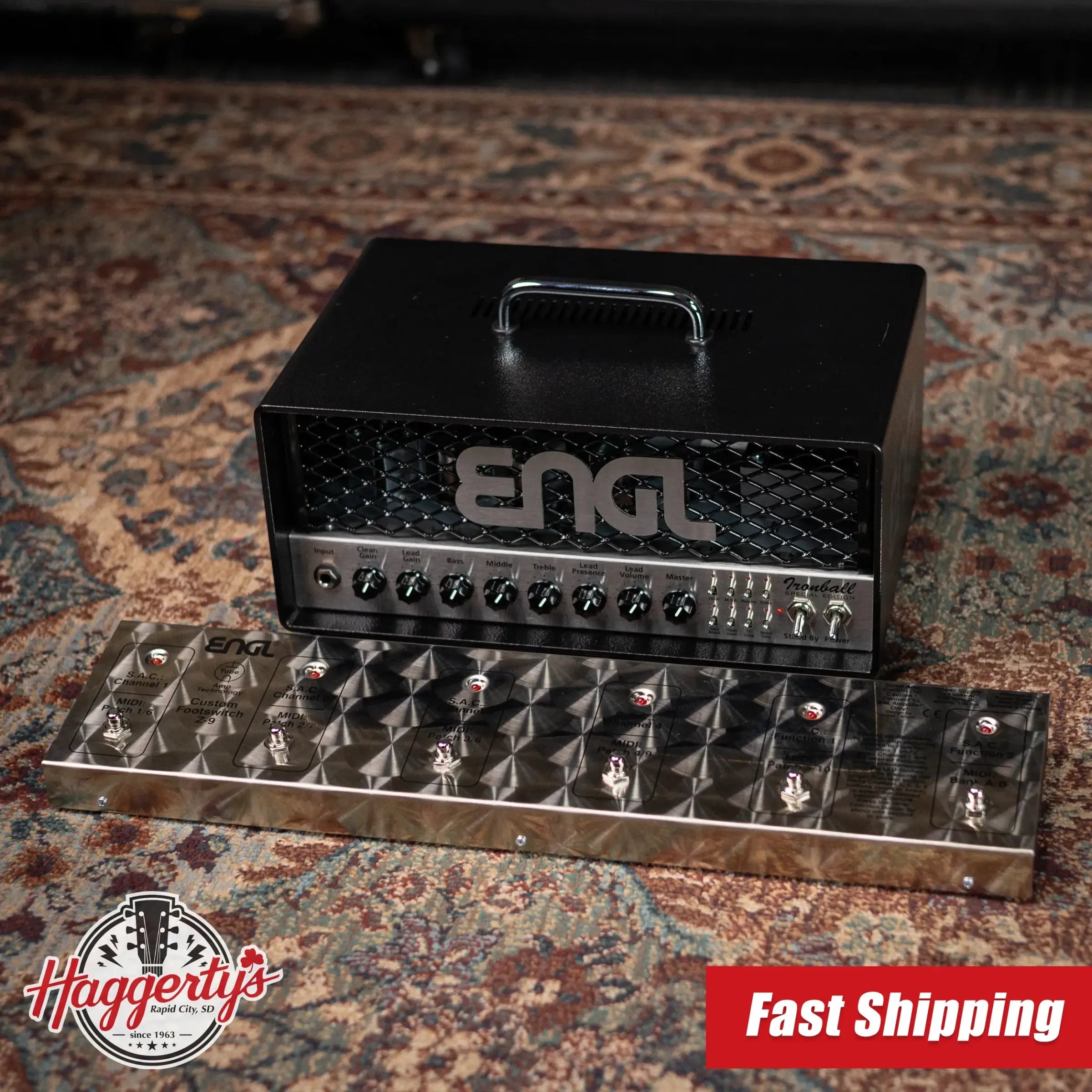 ENGL Ironball Special Edition E606SE 20 Watt Amp Head with Custom Z-9 Footswitch - Used