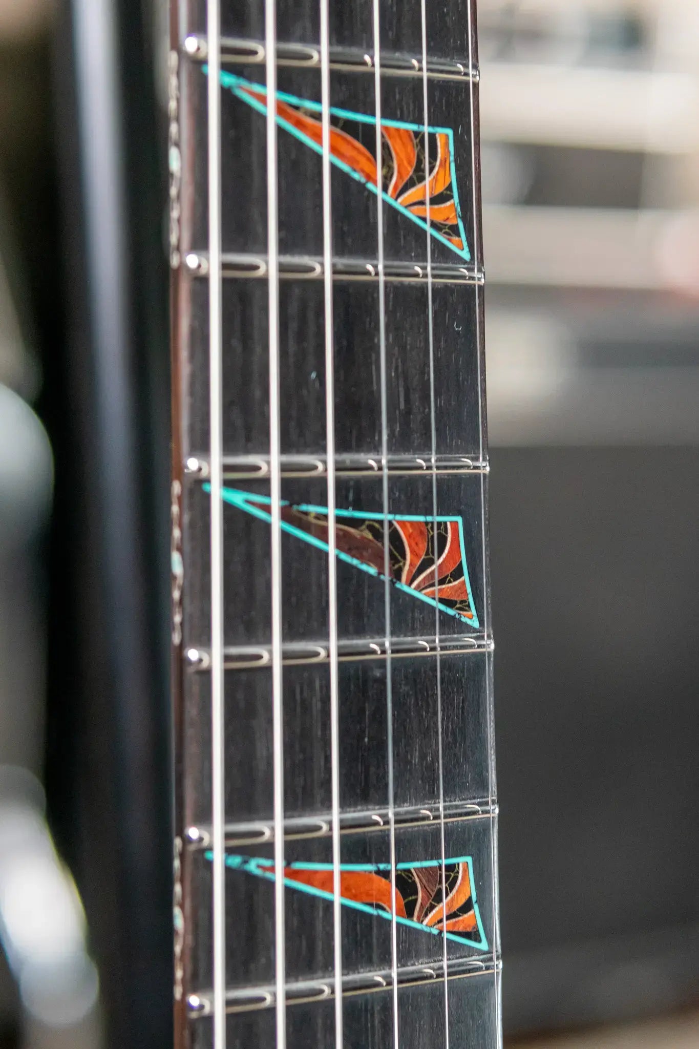 ESP 2025 NAMM Exhibition Custom Shop Arrow Electric Guitar - Basalt Stone Effect with Hardshell Case