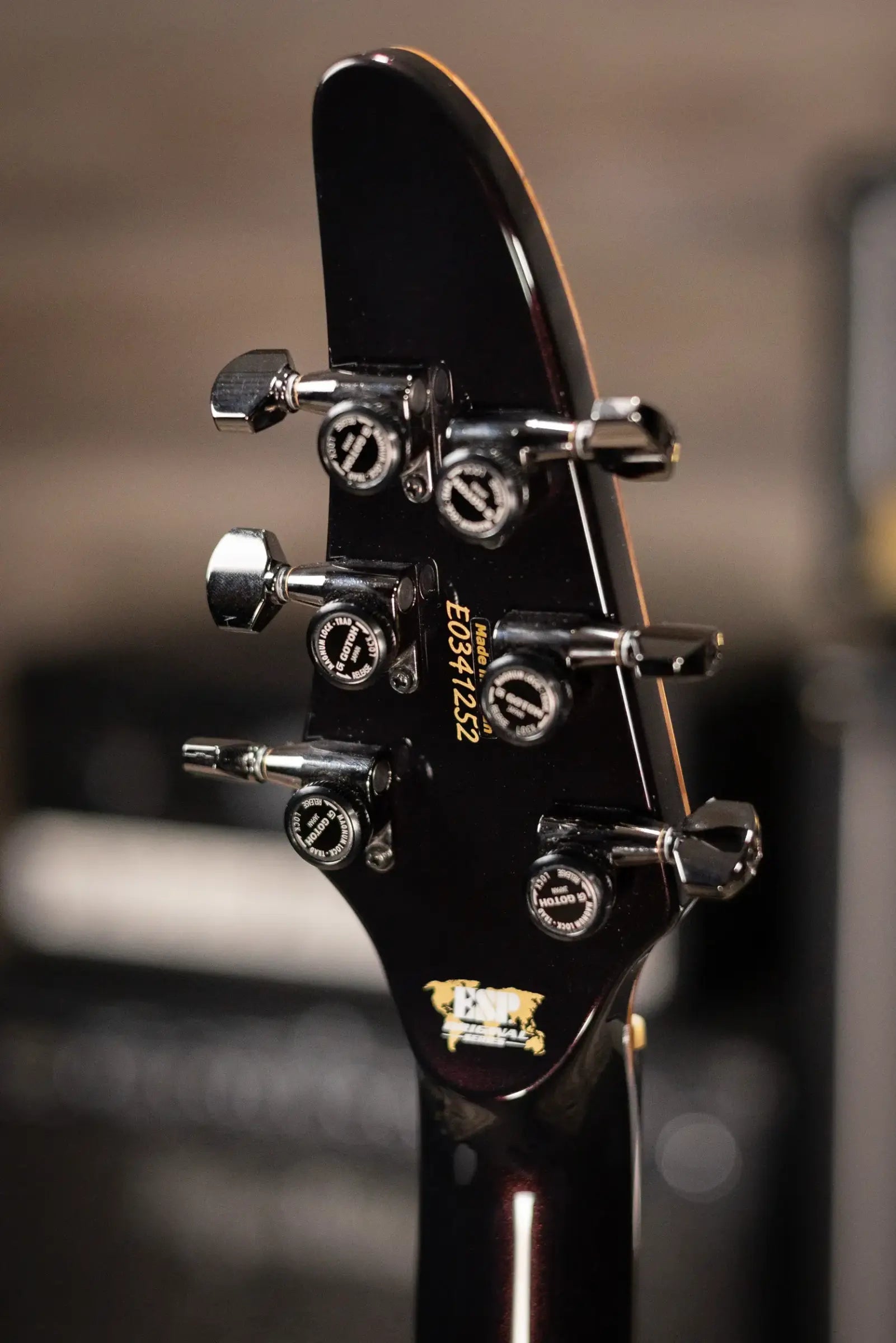 ESP Custom Shop Horizon NT CTM Electric Guitar - See Thru Red Burst with Hardshell Case