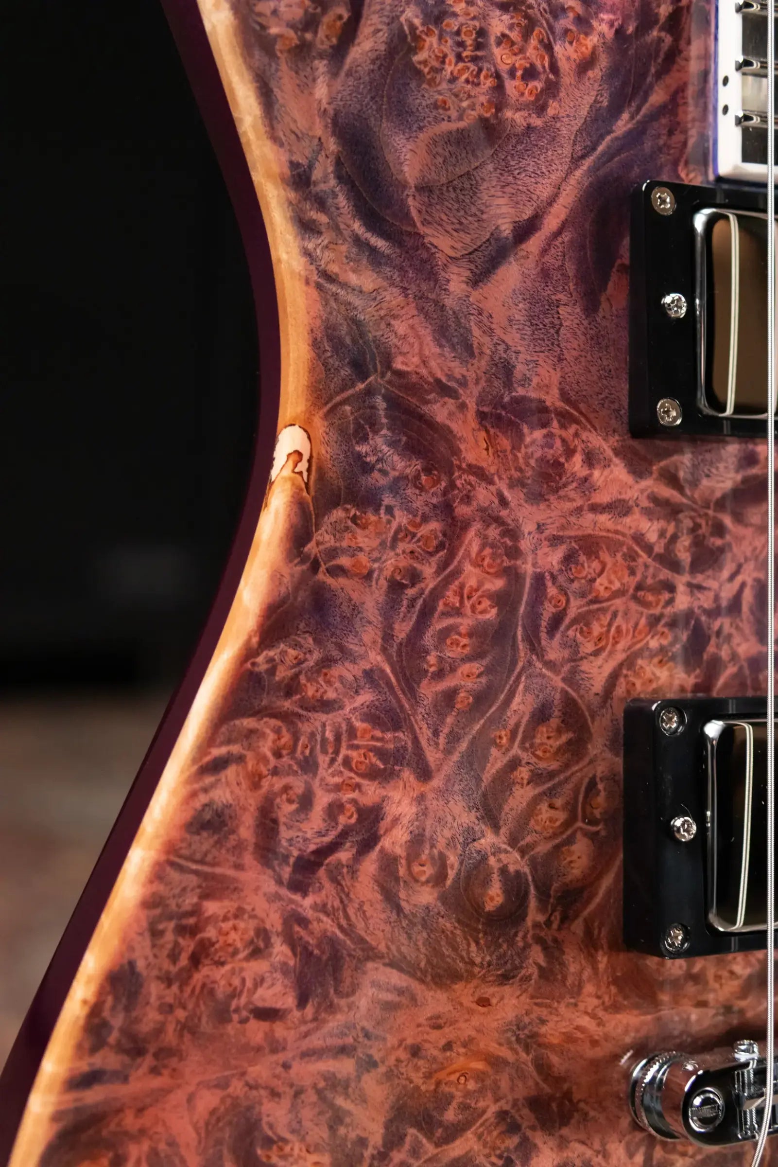 ESP Custom Shop USA Limited Edition Horizon II Electric Guitar - Pink Carmine with Hardshell Case