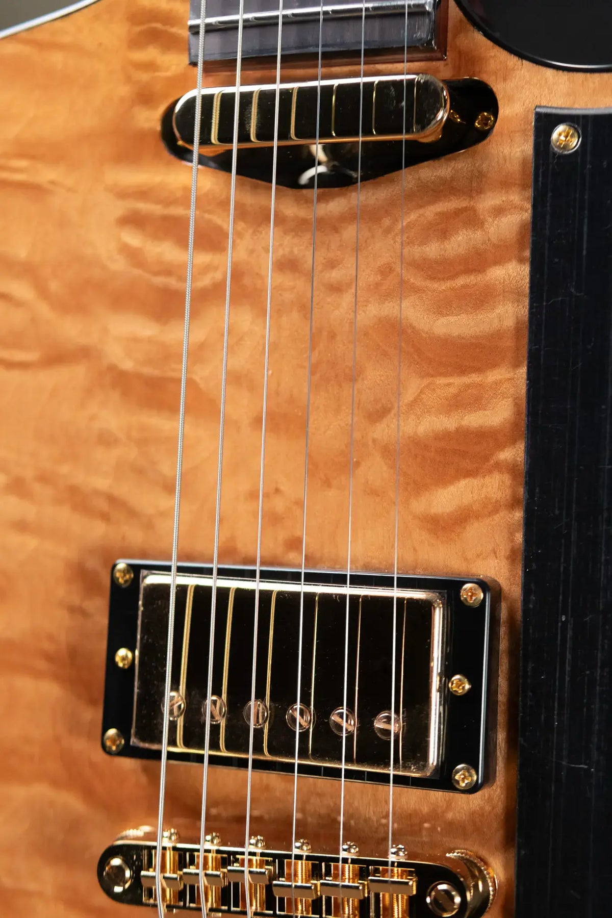 ESP LTD Caleb Shomo CS-II Phoenix Signature Electric Guitar - Vintage Natural with Hardshell Case