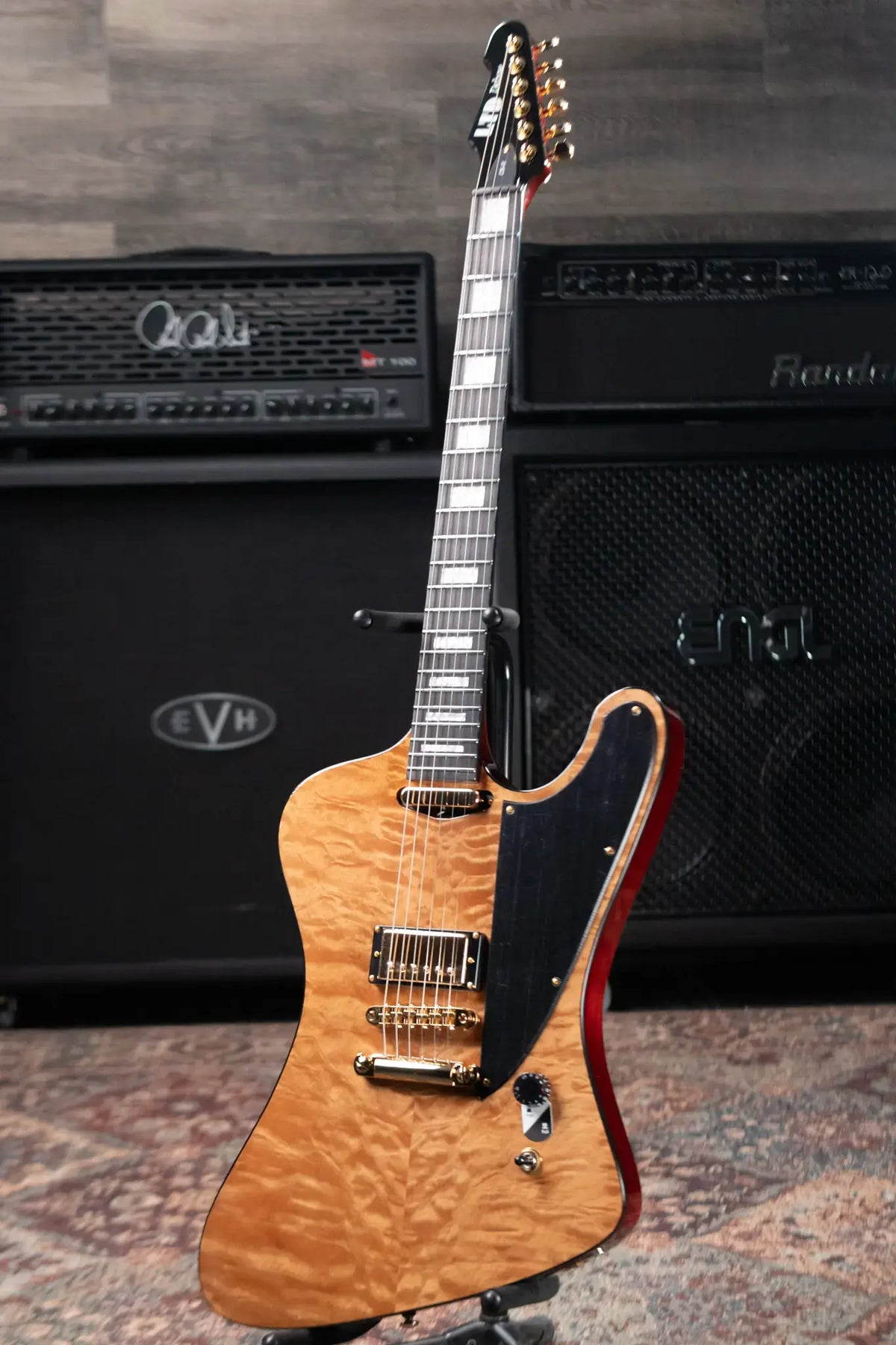 ESP LTD Caleb Shomo CS-II Phoenix Signature Electric Guitar - Vintage Natural with Hardshell Case
