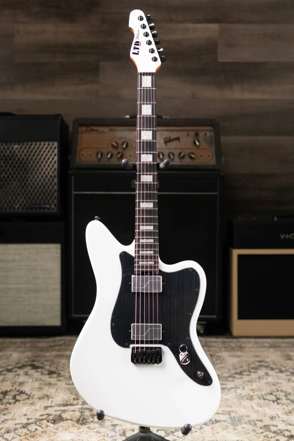 ESP LTD Deluxe XJ-2 HT Electric Guitar - Snow White