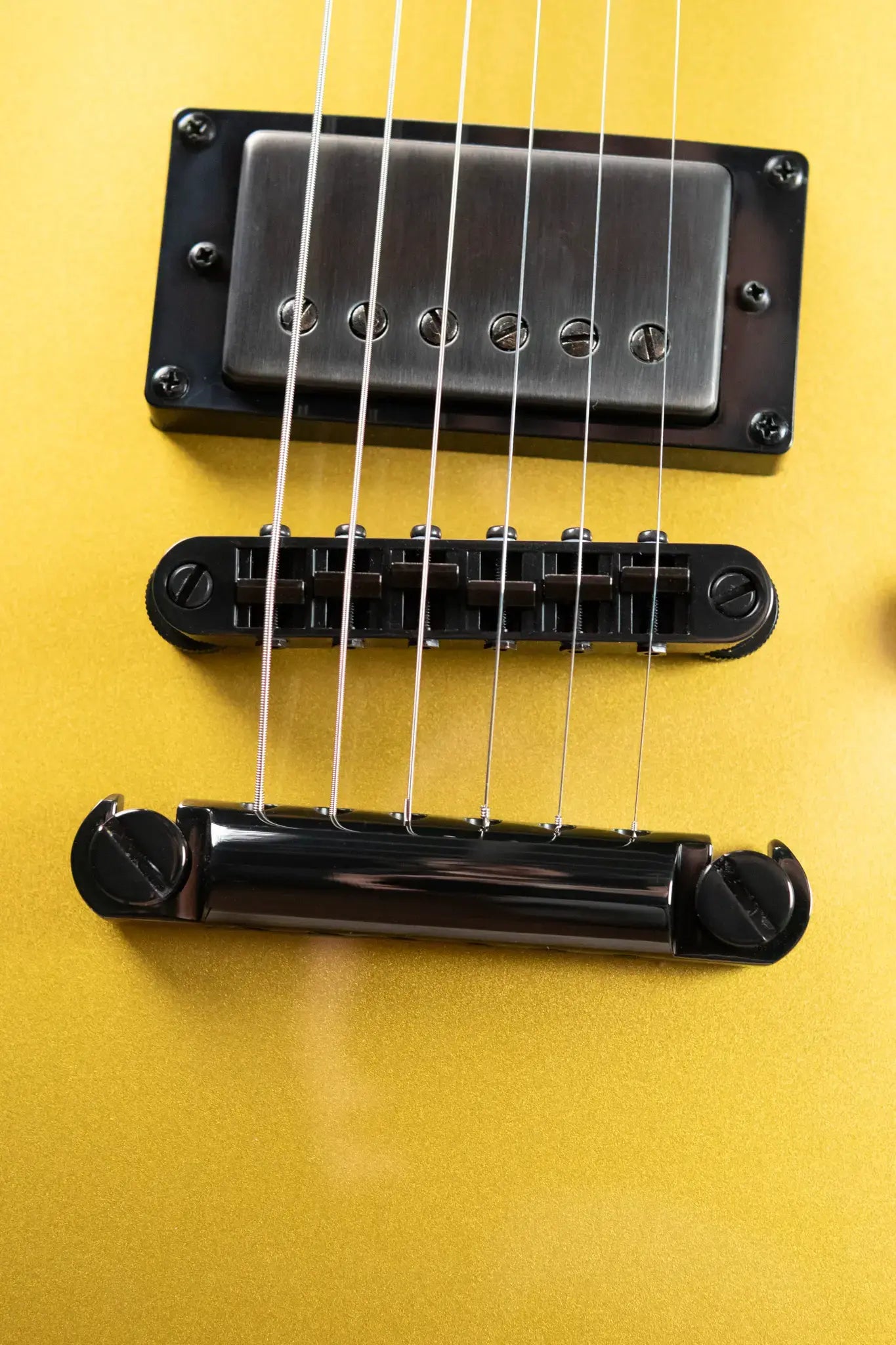 ESP LTD EC-2025 50th Anniversary Electric Guitar - Metallic Gold with Hardshell Case