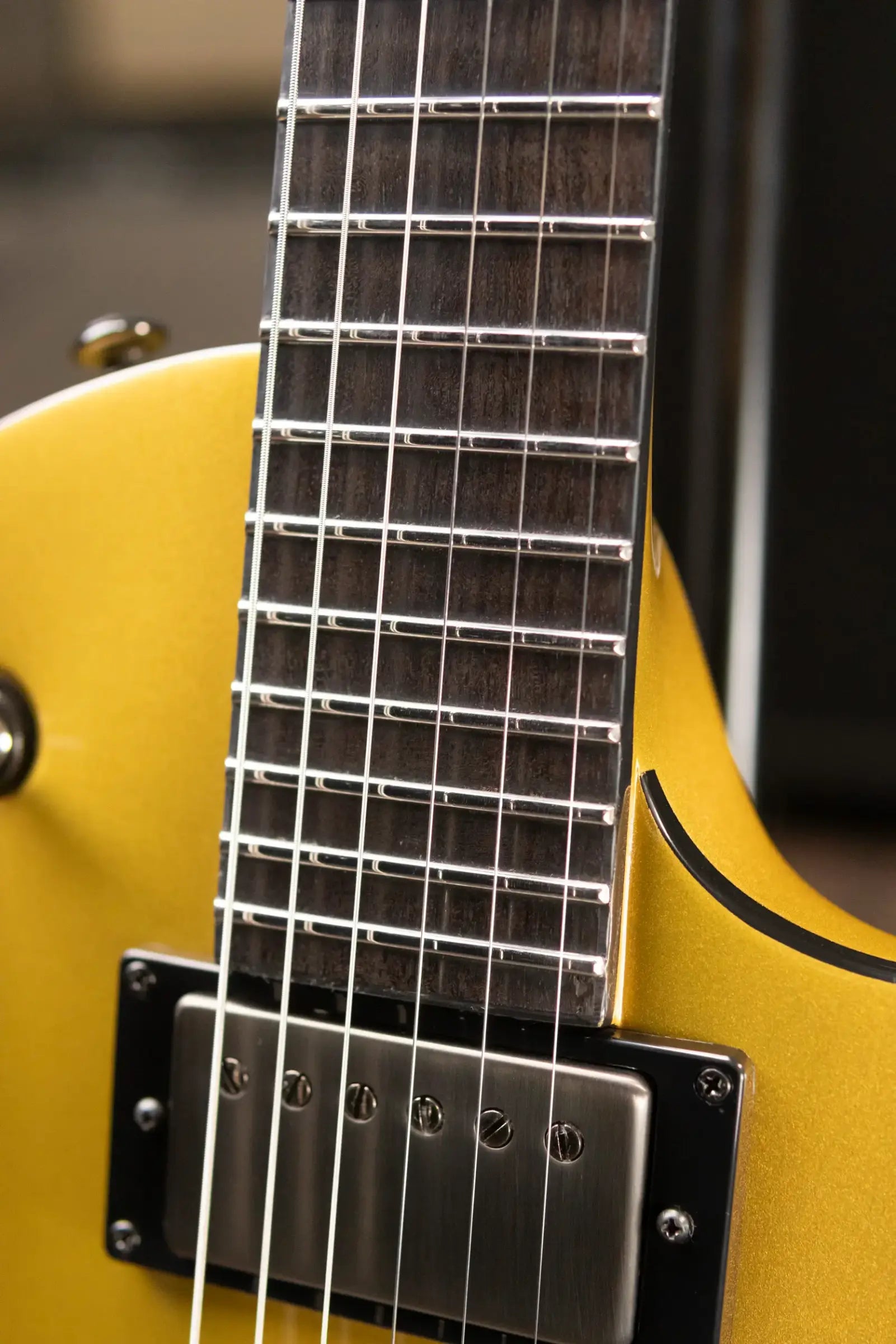 ESP LTD EC-2025 50th Anniversary Electric Guitar - Metallic Gold with Hardshell Case