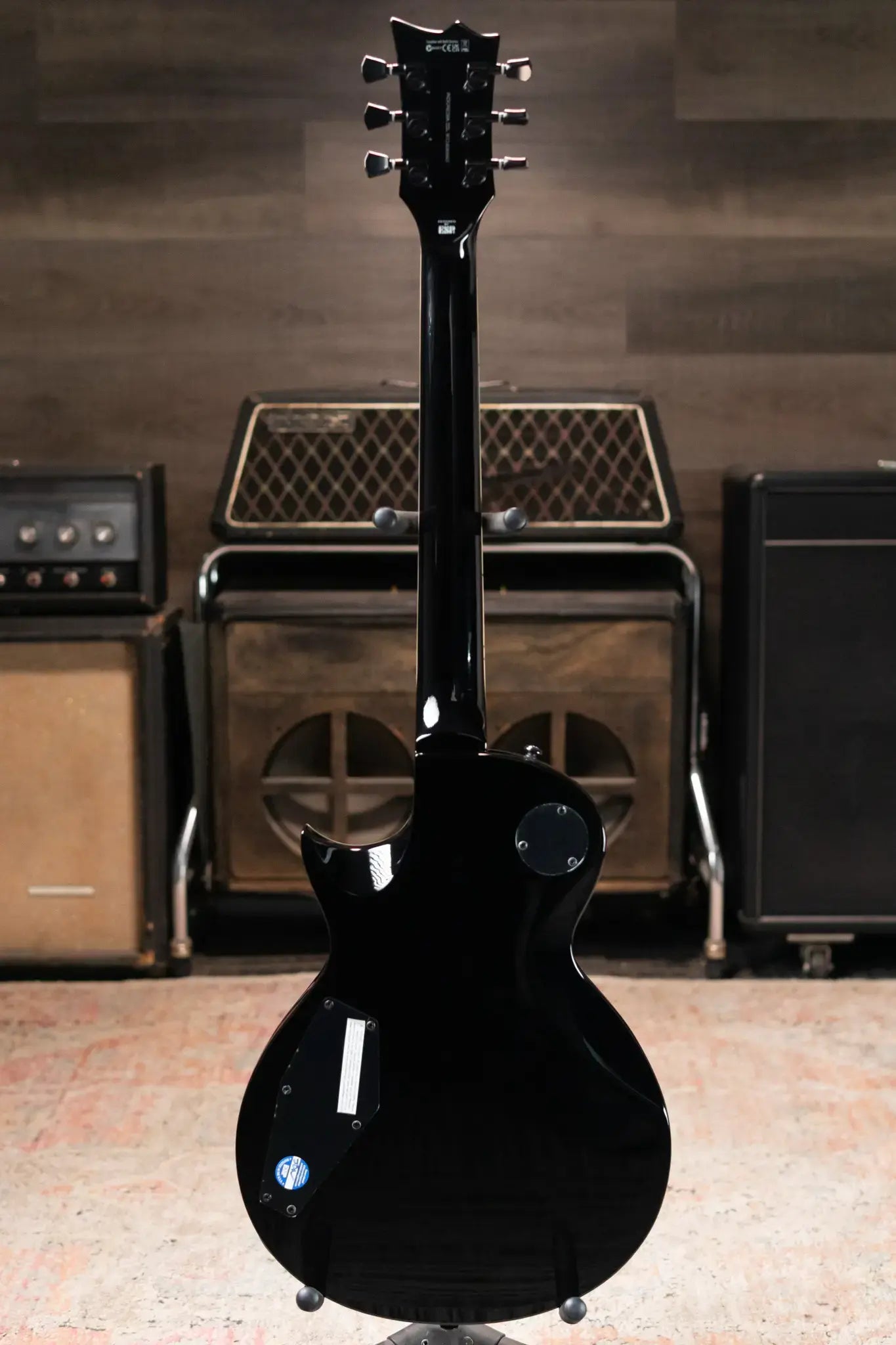 ESP LTD EC-256 Electric Guitar - Silver Sunburst Teardrop