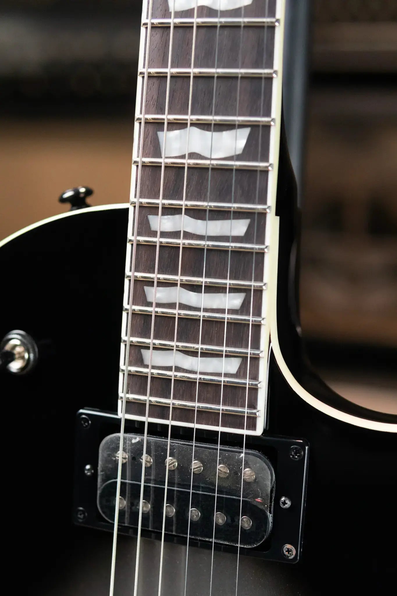 ESP LTD EC-256 Electric Guitar - Silver Sunburst Teardrop