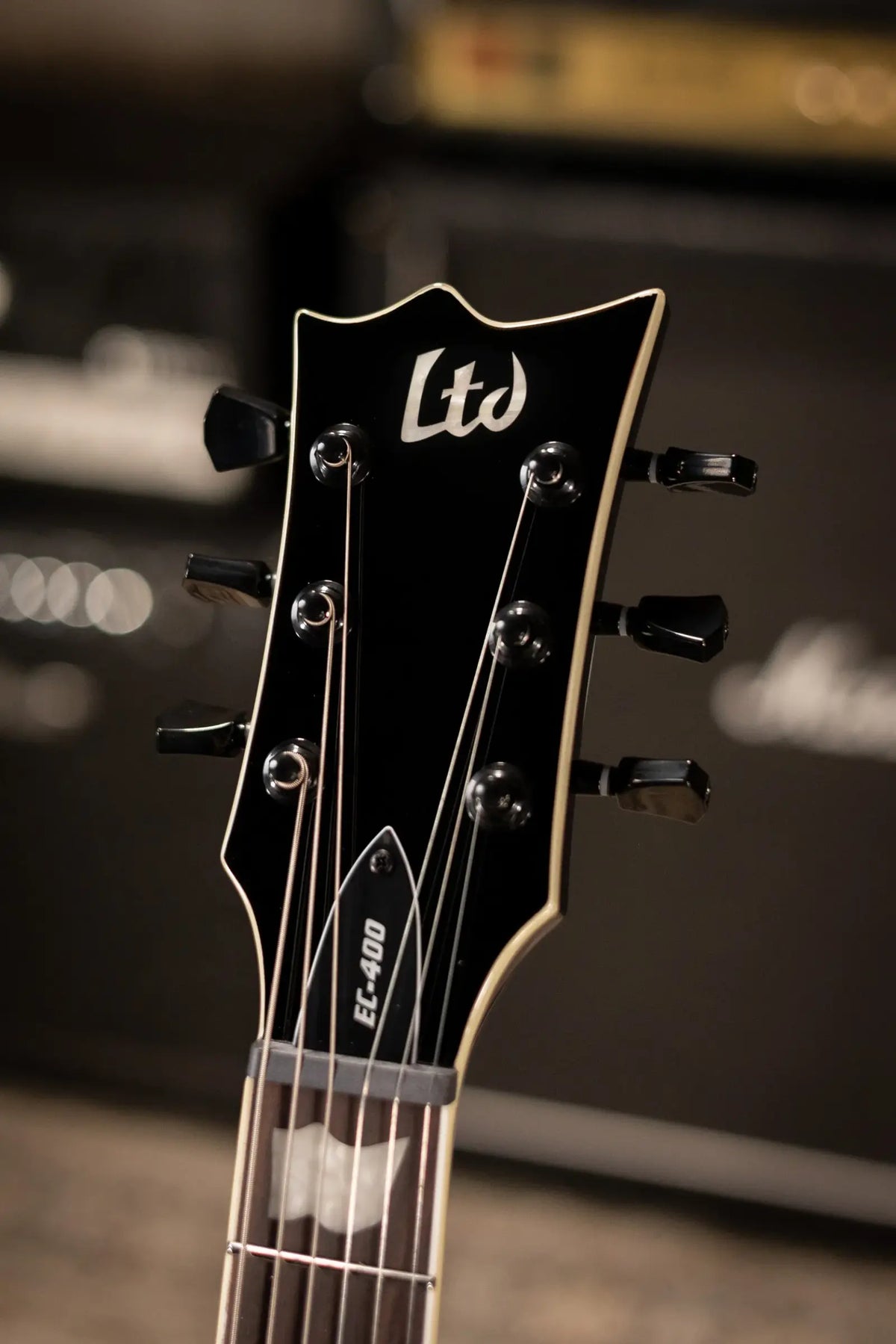 ESP LTD EC-400 QM Electric Guitar - See Thru Black Sunburst