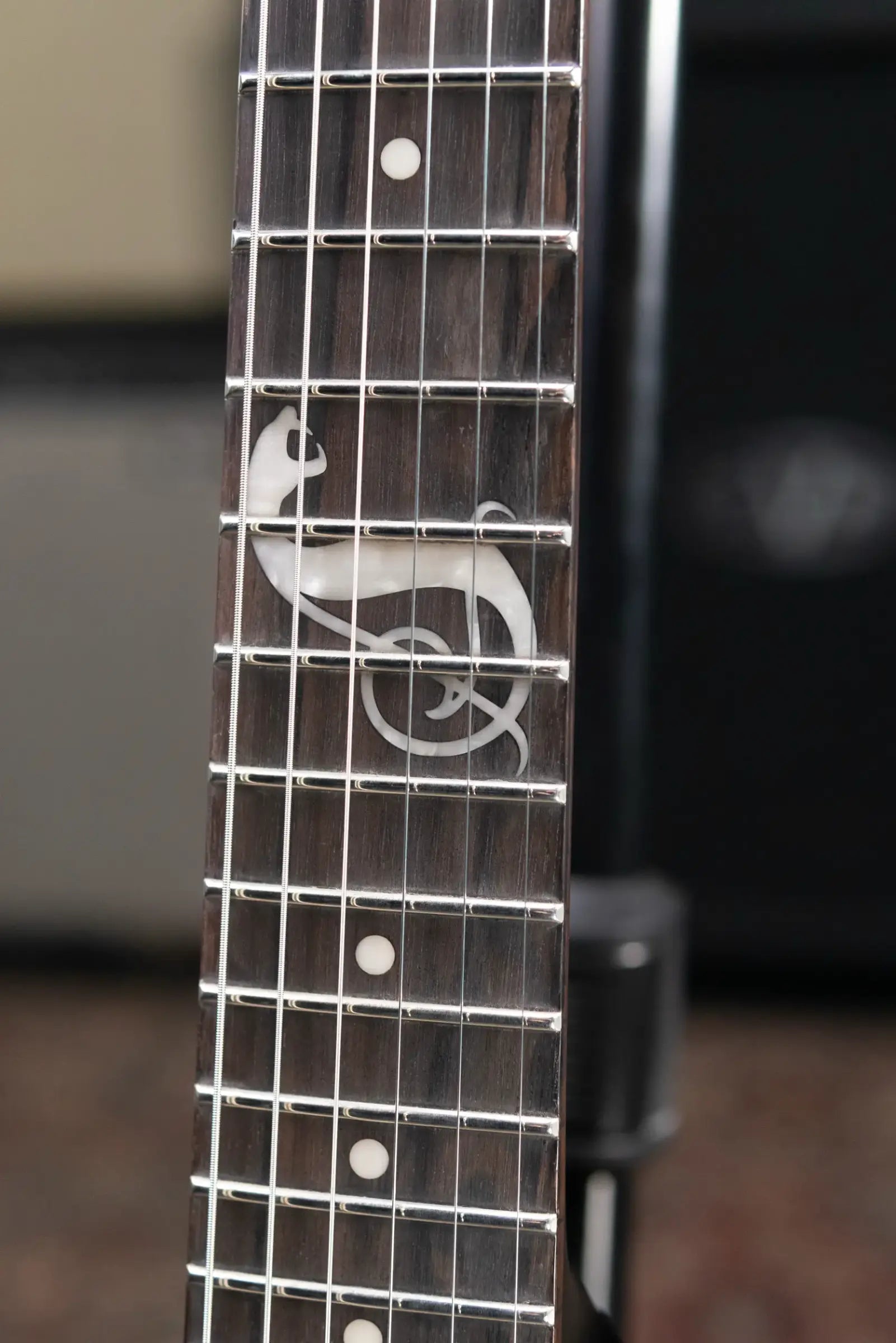 ESP LTD James Hetfield Signature Snakebyte Electric Guitar - Satin Black with Hardshell Case