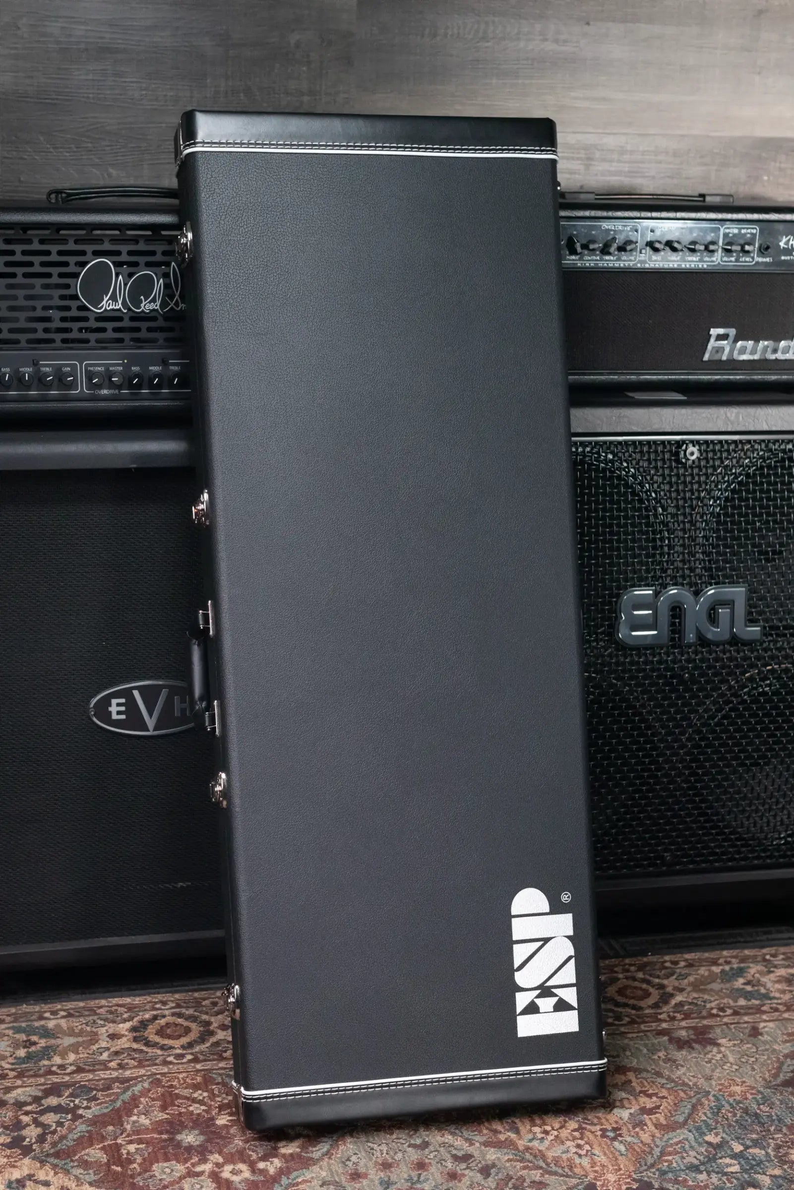 ESP LTD James Hetfield Signature Snakebyte Electric Guitar - Satin Black with Hardshell Case