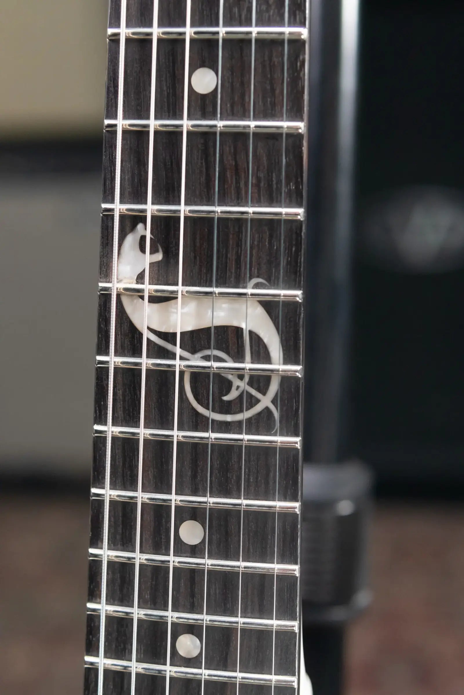 ESP LTD James Hetfield Signature Snakebyte Electric Guitar - Snow White with Hardshell Case