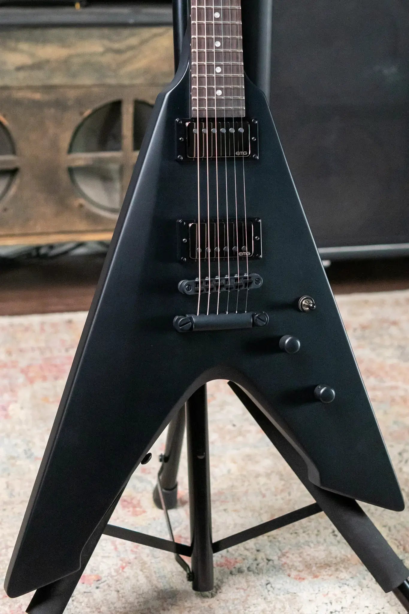 ESP LTD James Hetfield Signature Vulture Electric Guitar - Black
