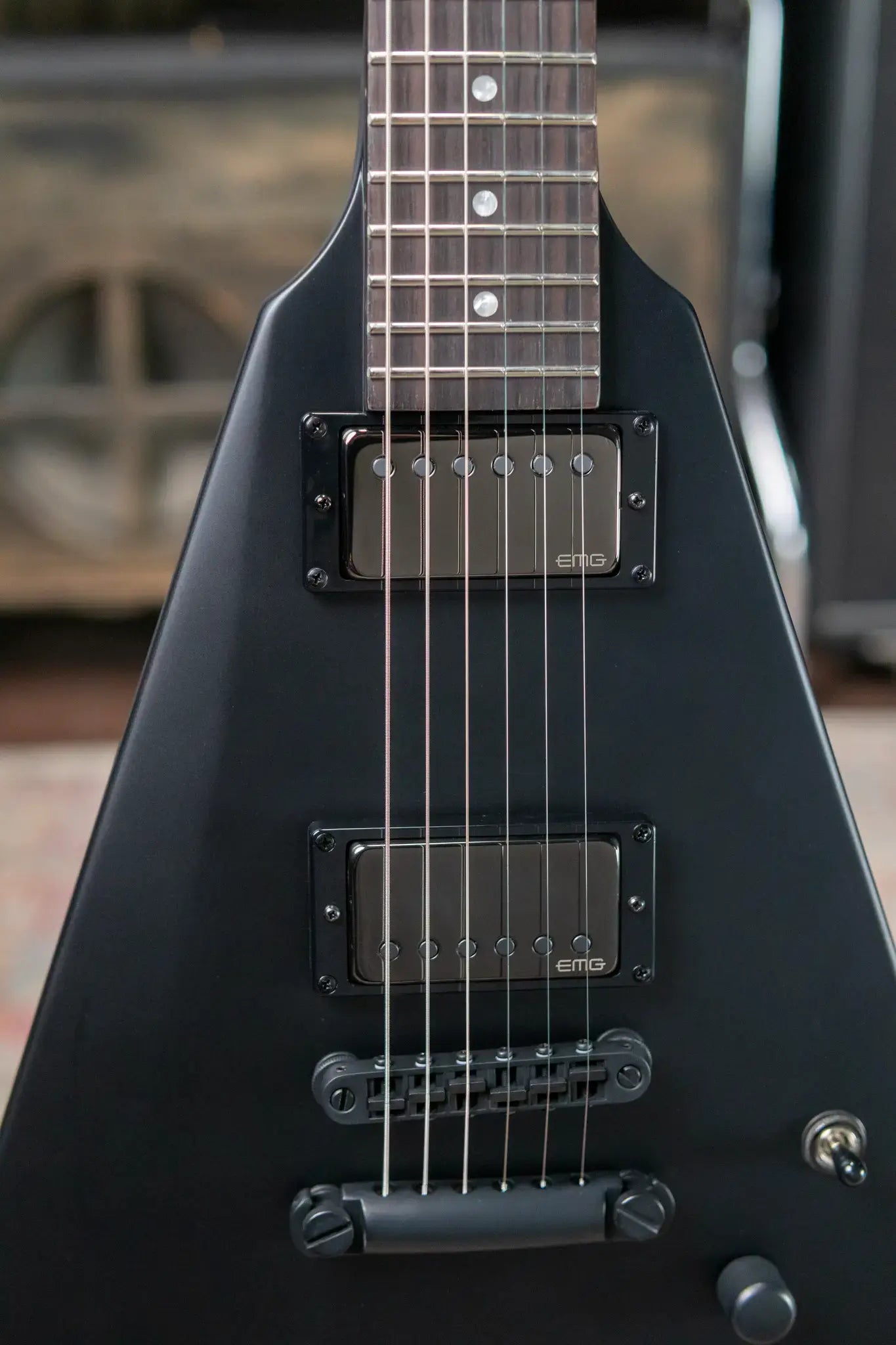 ESP LTD James Hetfield Signature Vulture Electric Guitar - Black