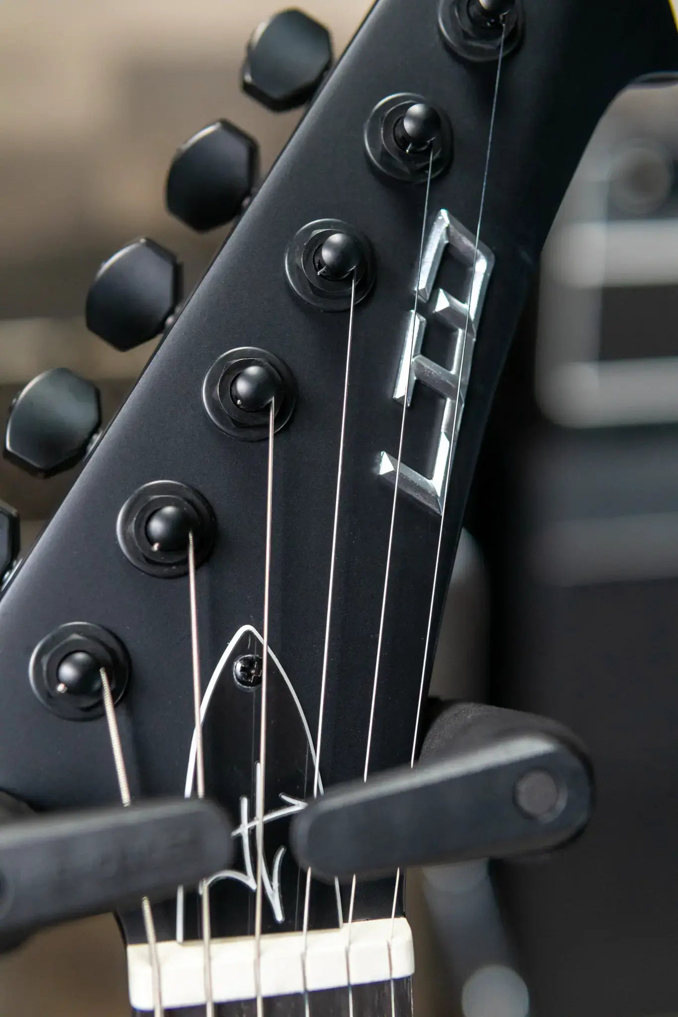 ESP LTD James Hetfield Signature Vulture Electric Guitar - Black