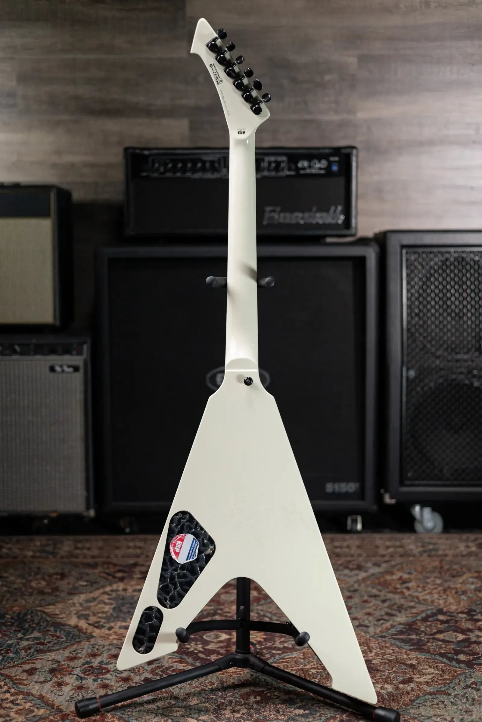 ESP LTD James Hetfield Signature Vulture Electric Guitar - Olympic White with Hardshell Case - Used