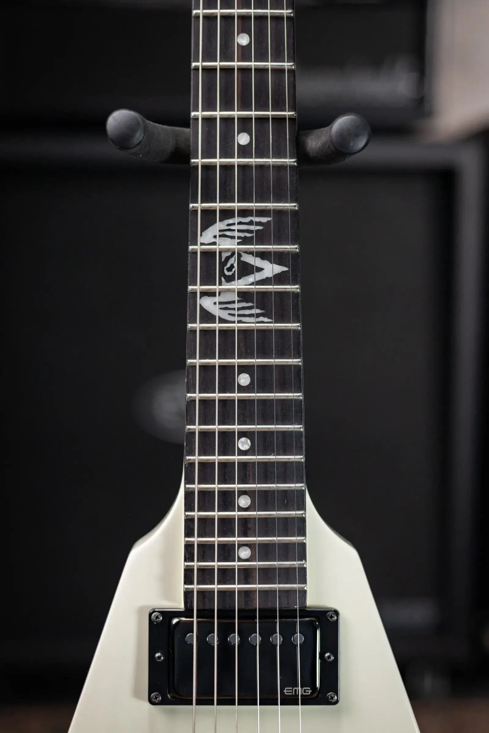 ESP LTD James Hetfield Signature Vulture Electric Guitar - Olympic White with Hardshell Case - Used