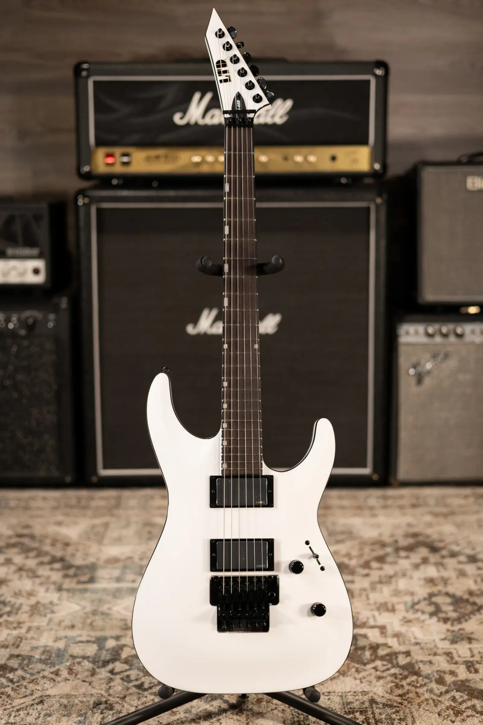 ESP LTD MH-400 EMG Electric Guitar - Snow White