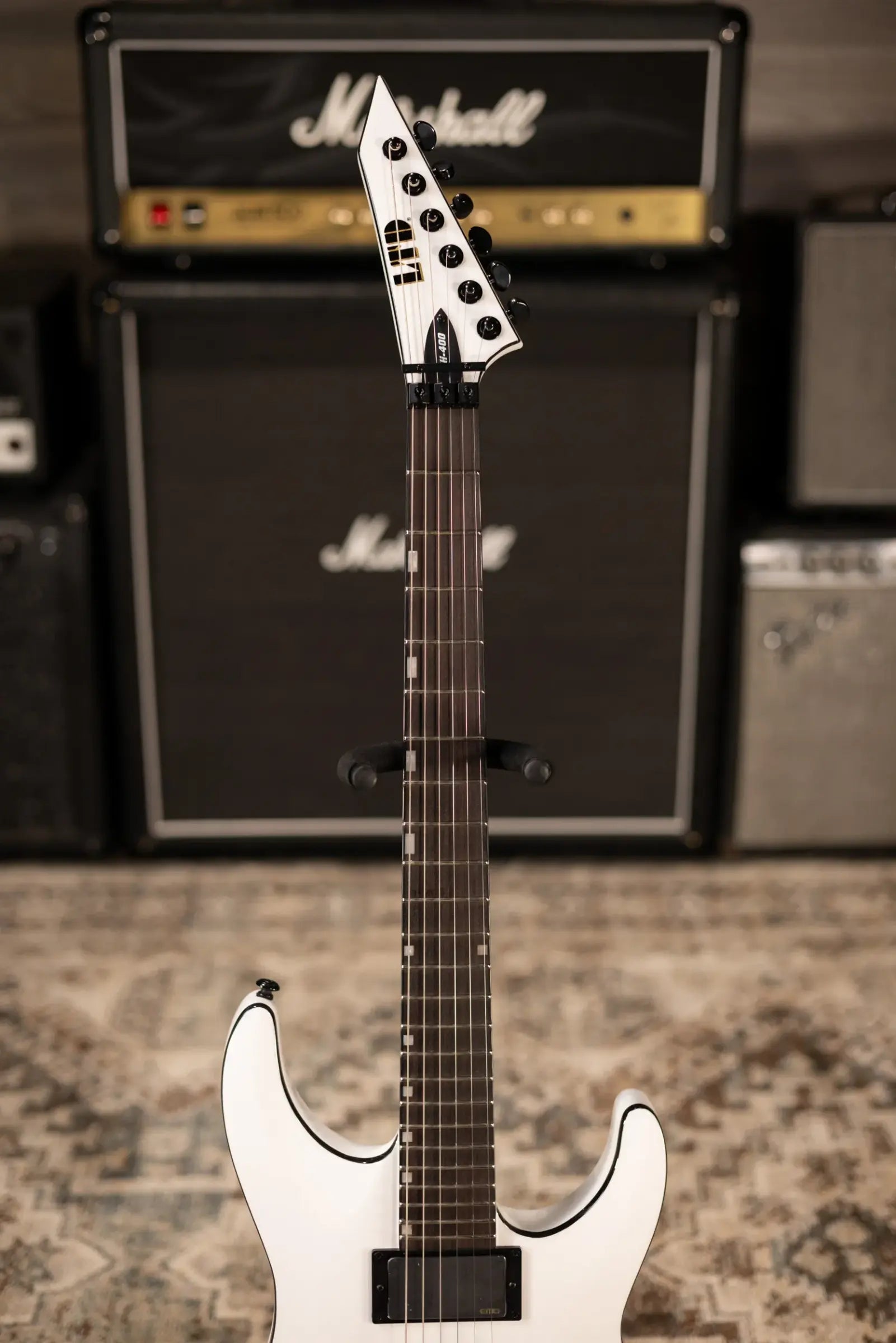 ESP LTD MH-400 EMG Electric Guitar - Snow White