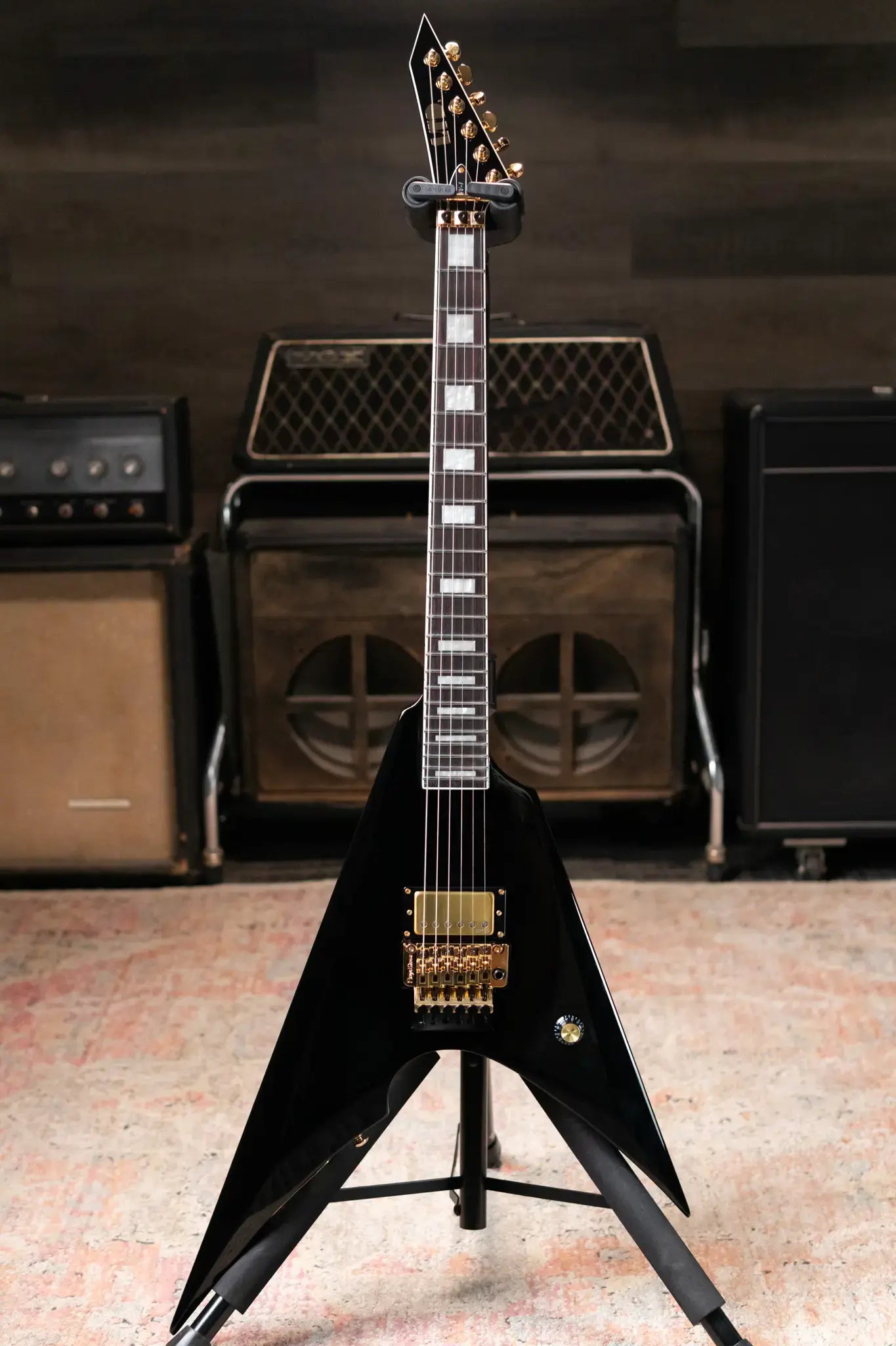 ESP LTD Mike Schleibaum MSV-1 Signature Electric Guitar - Black
