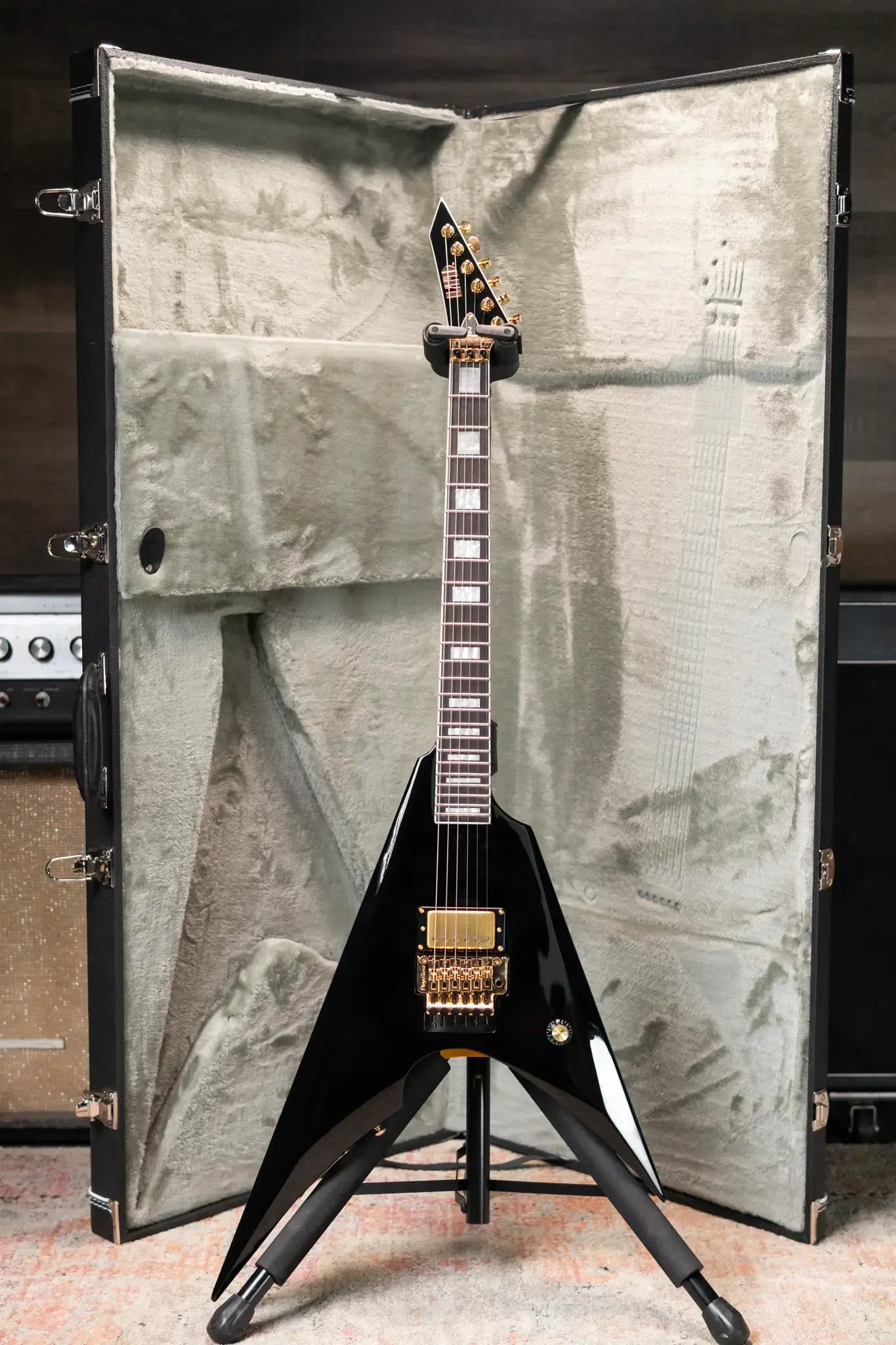 ESP LTD Mike Schleibaum MSV-1 Signature Electric Guitar - Black