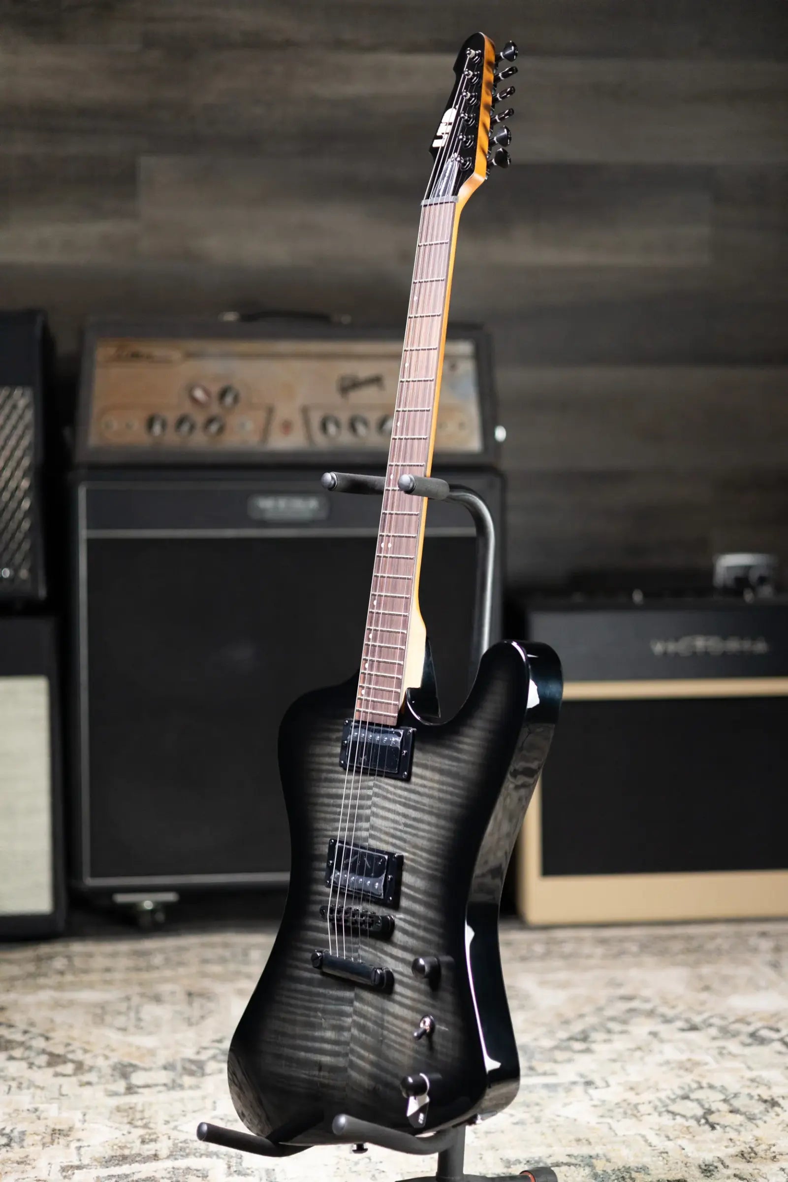 ESP LTD Phoenix-200DX Electric Guitar - Black Burst