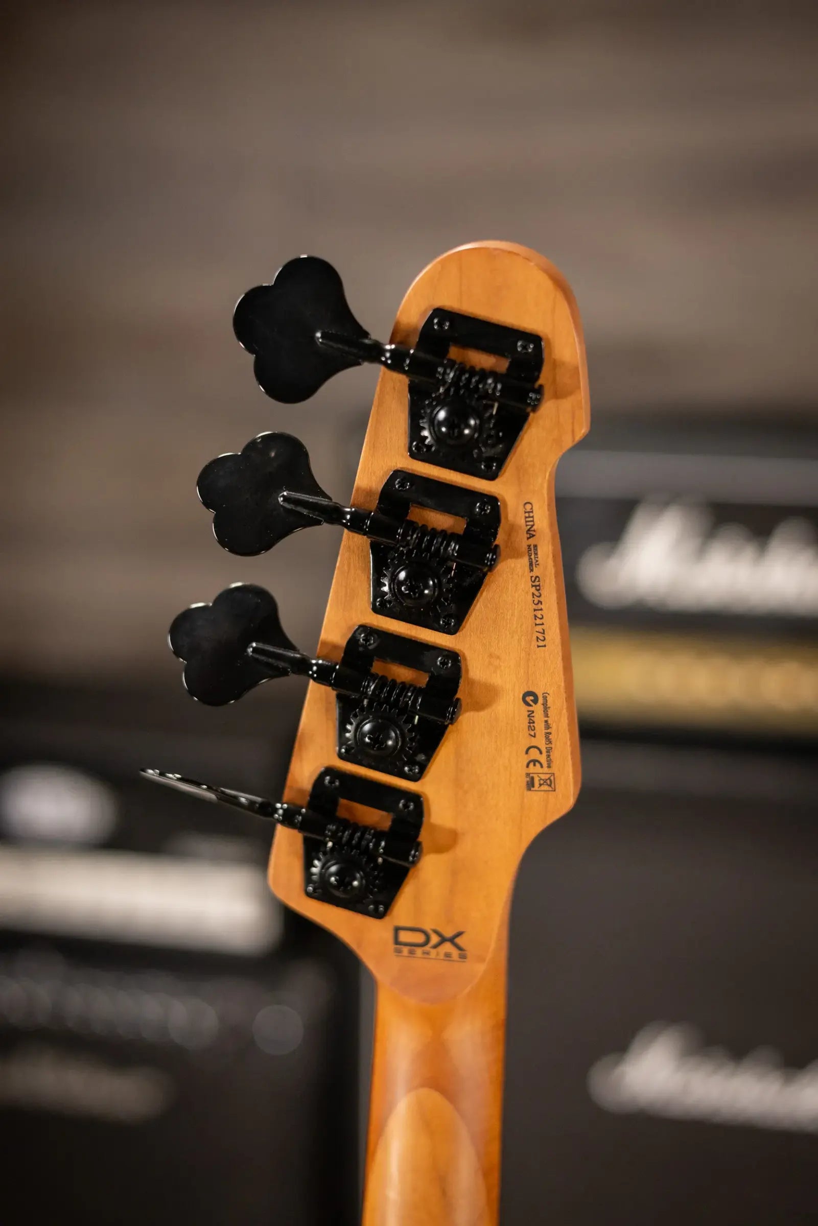 ESP LTD Phoenix-204DX Electric Bass - Red Burst