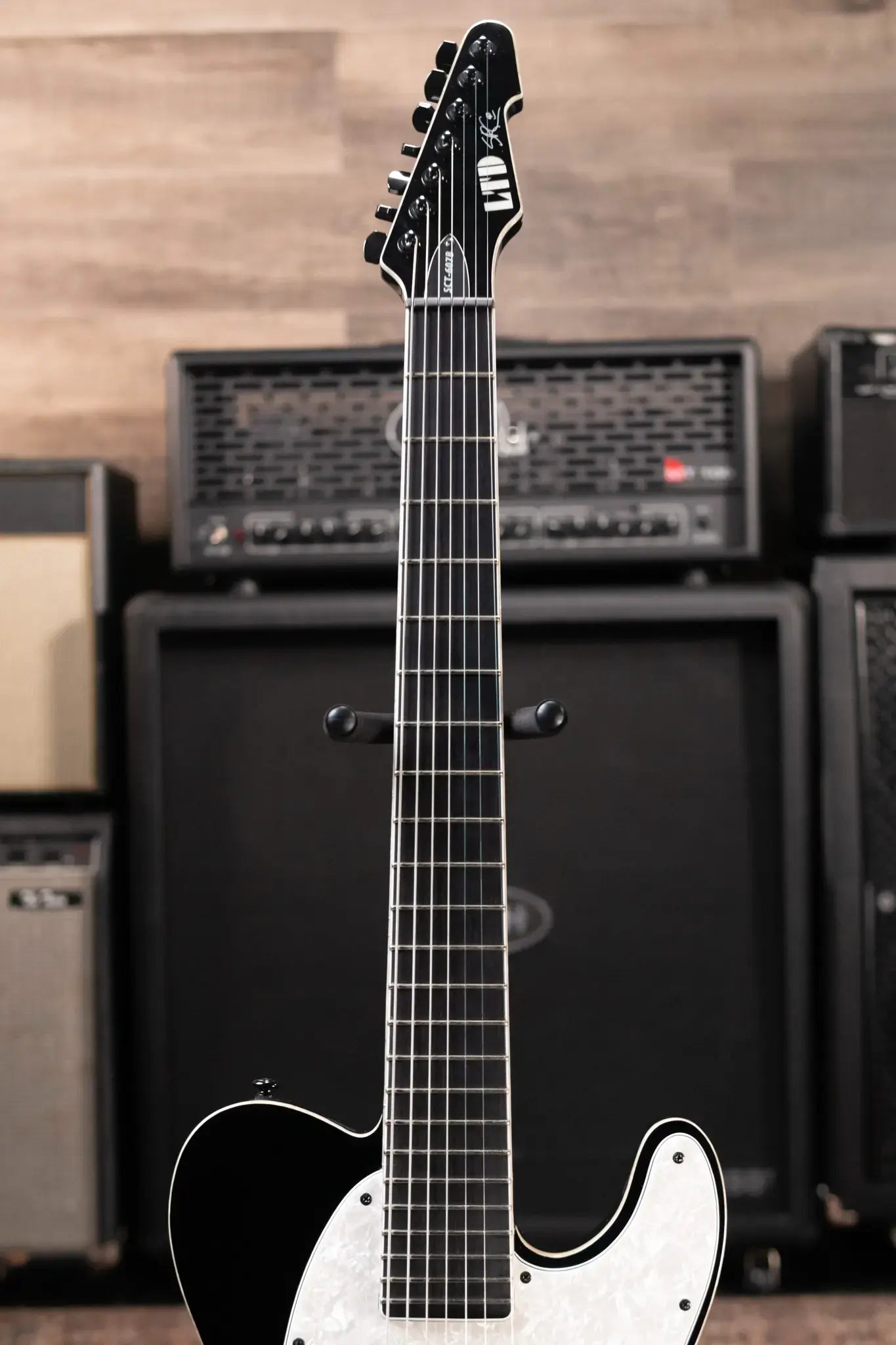 ESP LTD SCT-607B Stephen Carpenter Signature 7-String Baritone Electric Guitar - Black - Used